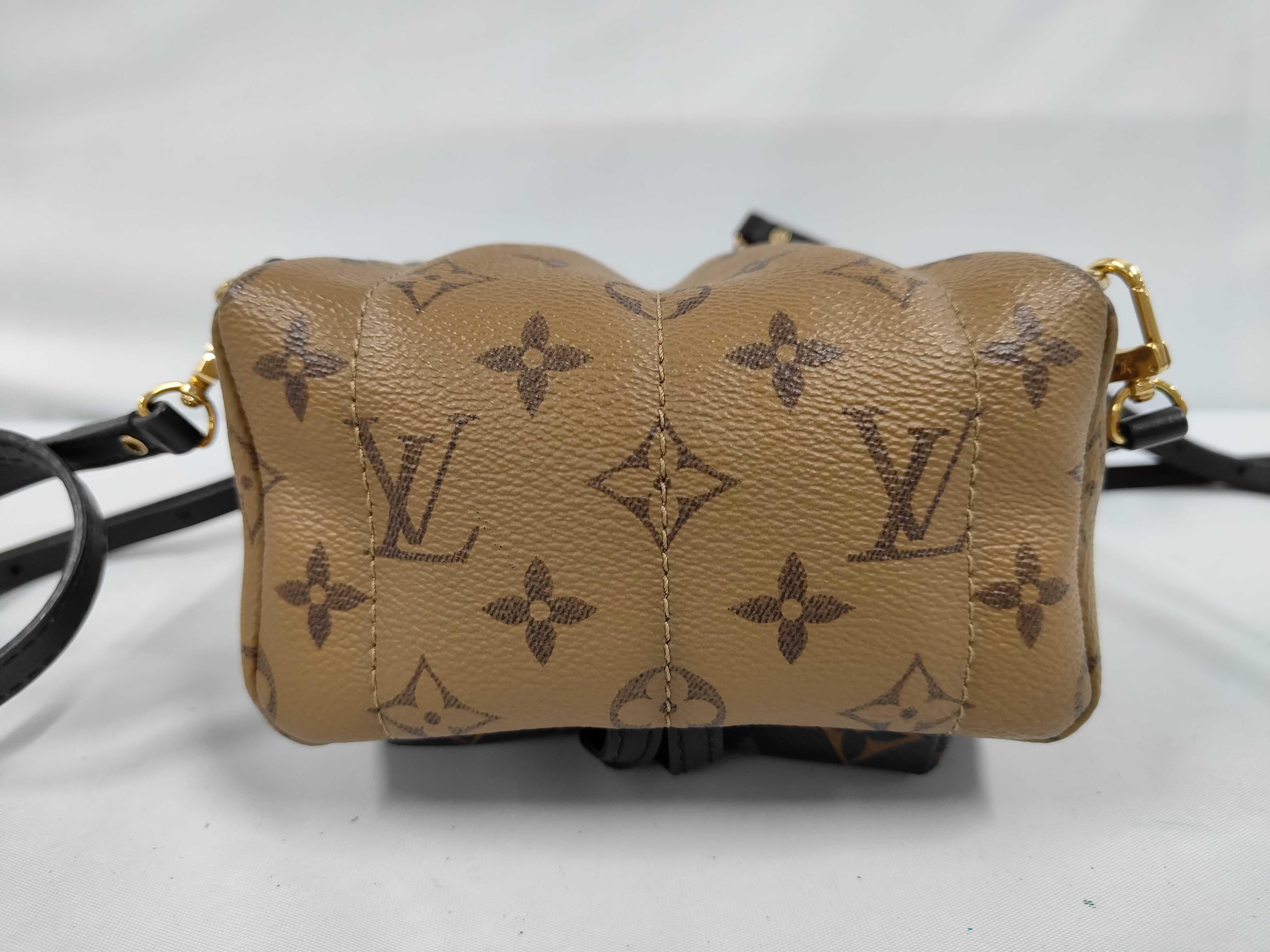 Palm Springs Backpack MINI Monogram Reverse M42411 RFID Backpack — view 3