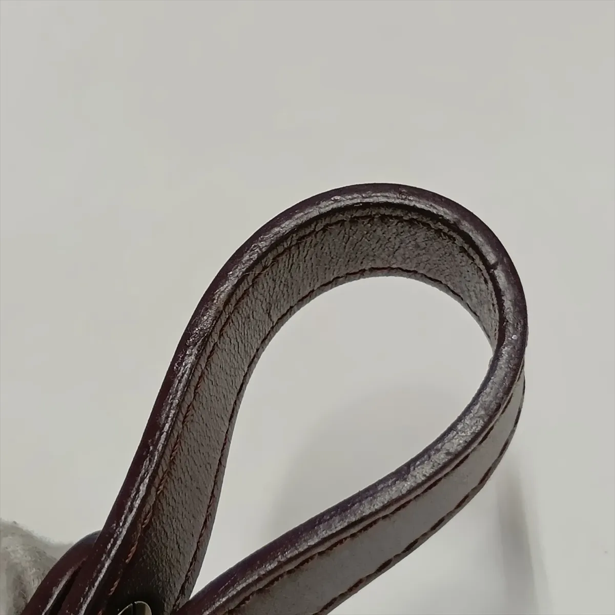 Boy Chanel Leather 2-Way Handbag, Top Handle, Bordeaux, Gunmetal Hardware, 21020955, Serial Number 21 — view 14
