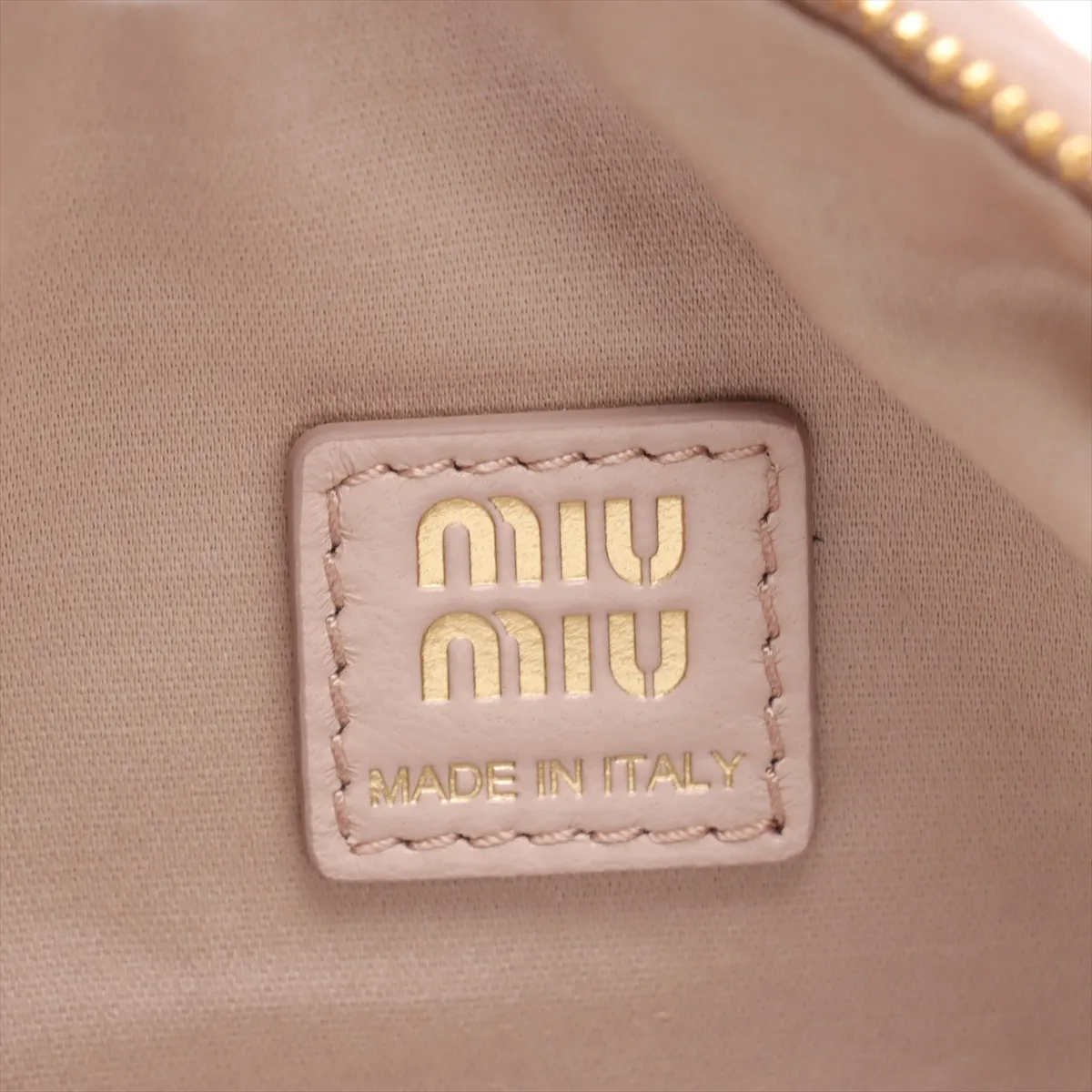 Matelasse Leather Shoulder Bag Pink 5NE026 — view 7