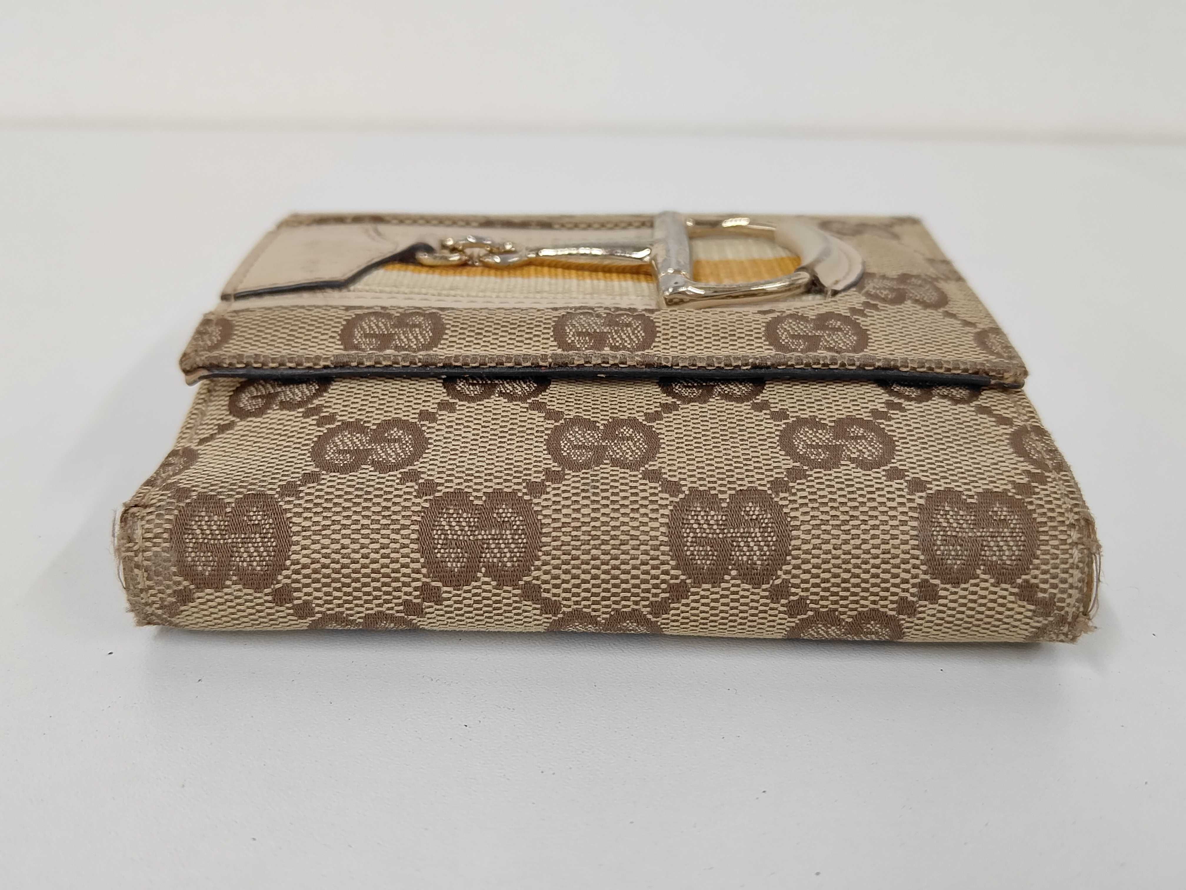 GG Canvas Horsebit Bi-fold Wallet — view 3