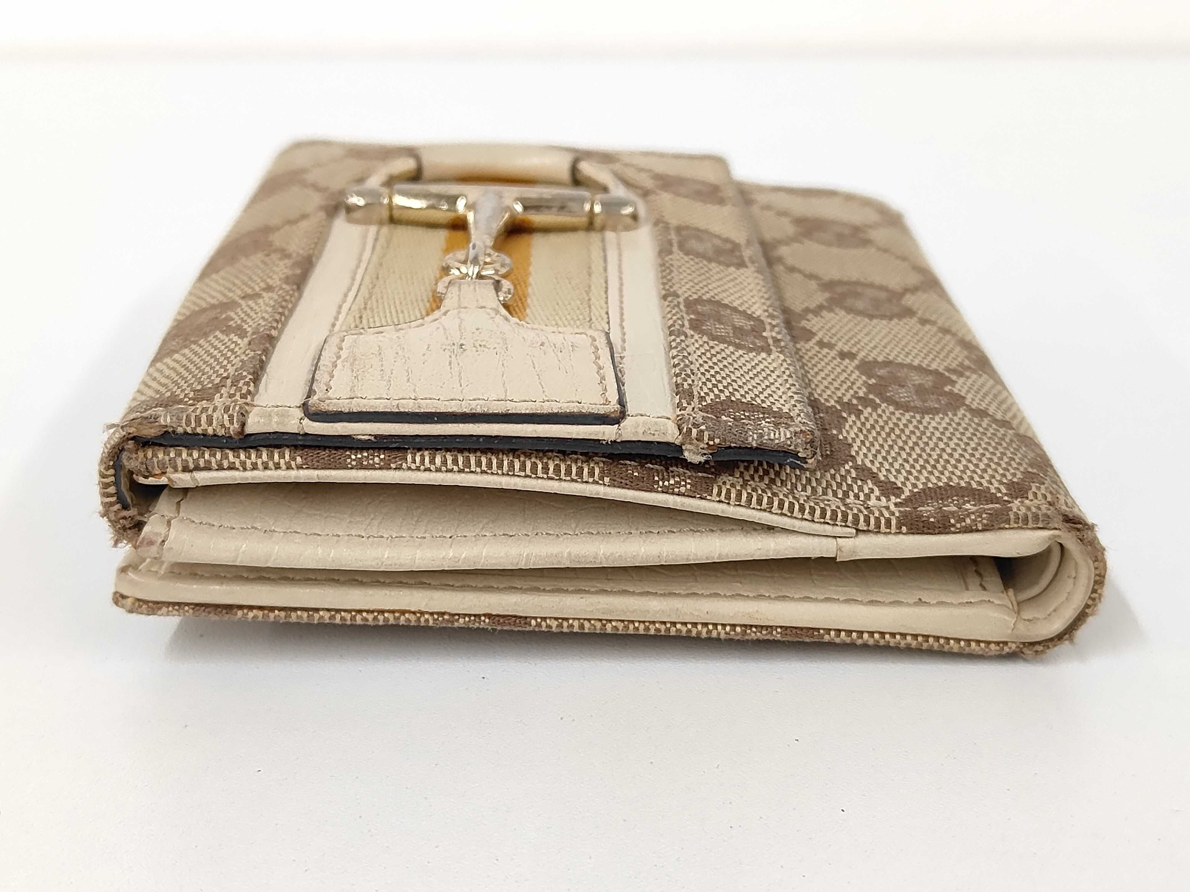 GG Canvas Horsebit Bi-fold Wallet — view 5