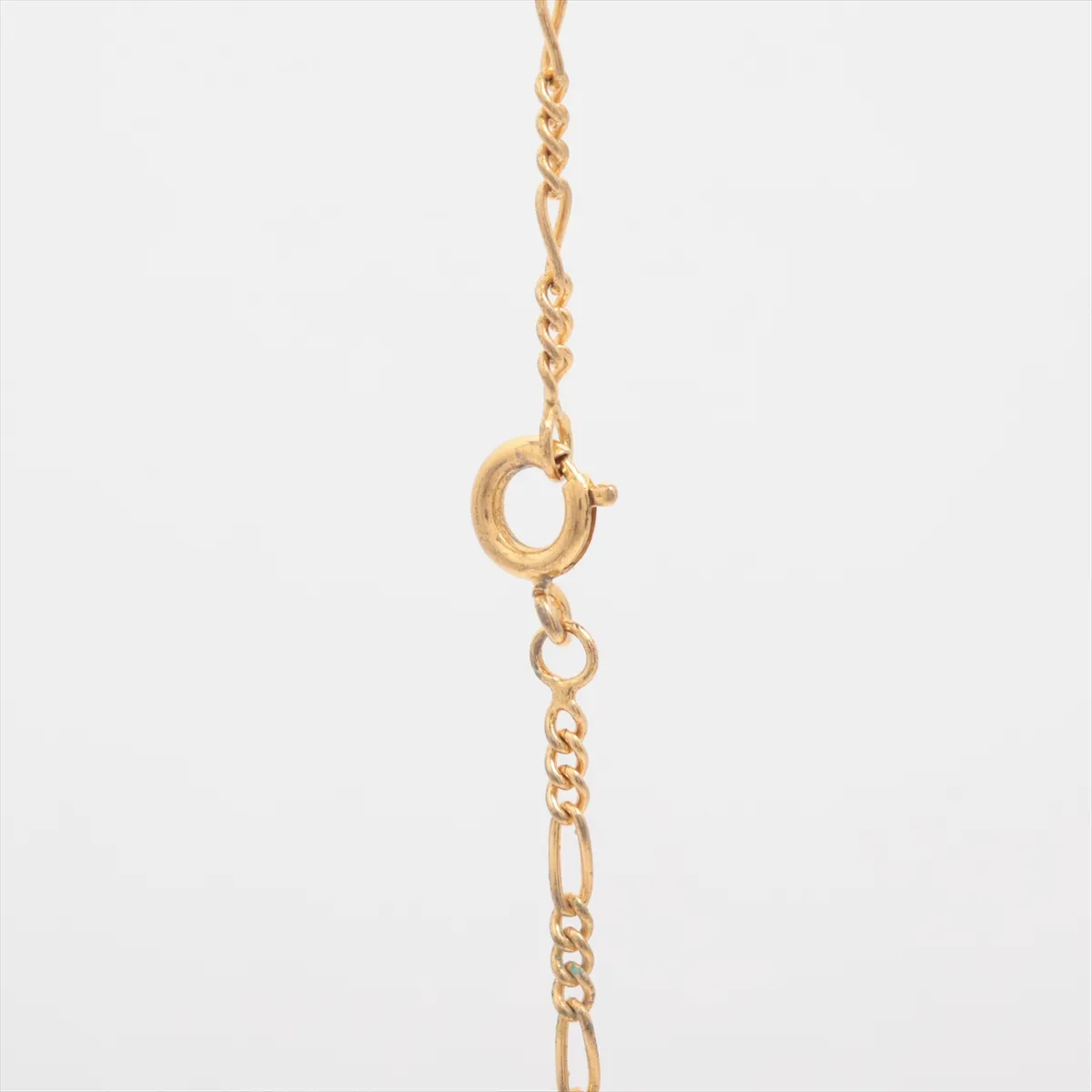Macadam Necklace, GP x Rhinestones, Gold. Shows signs of wear, — view 3