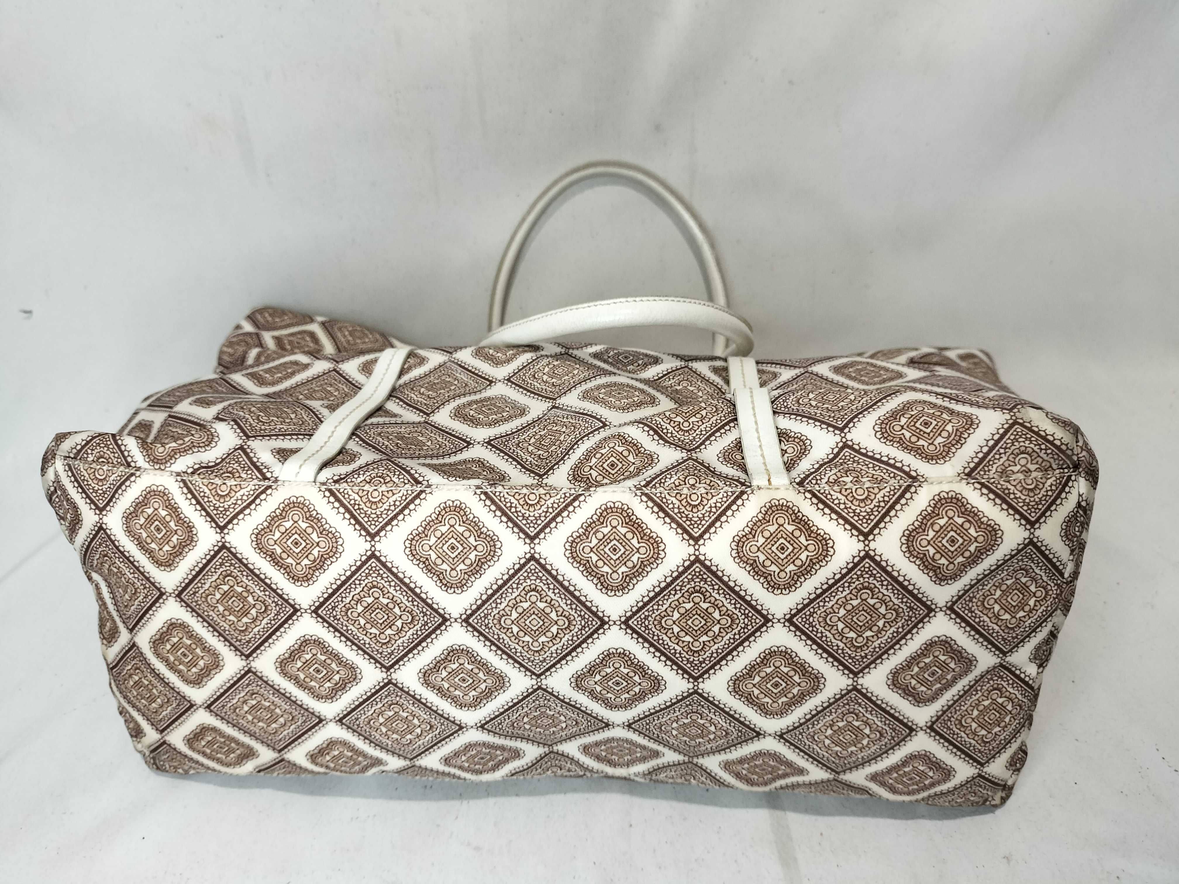 Nylon Triangle Logo Tote Bag Handbag — view 8