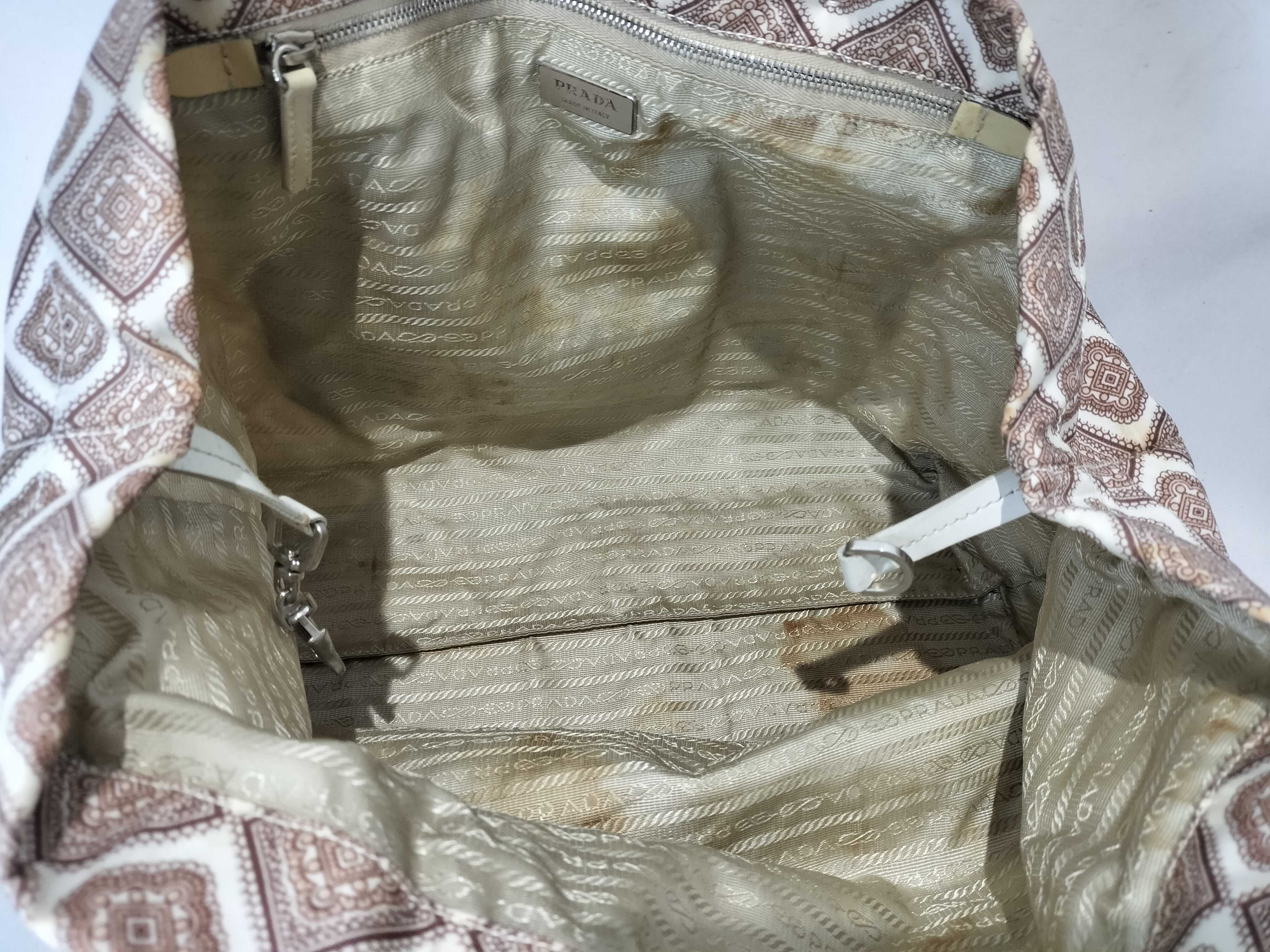 Nylon Triangle Logo Tote Bag Handbag — view 9