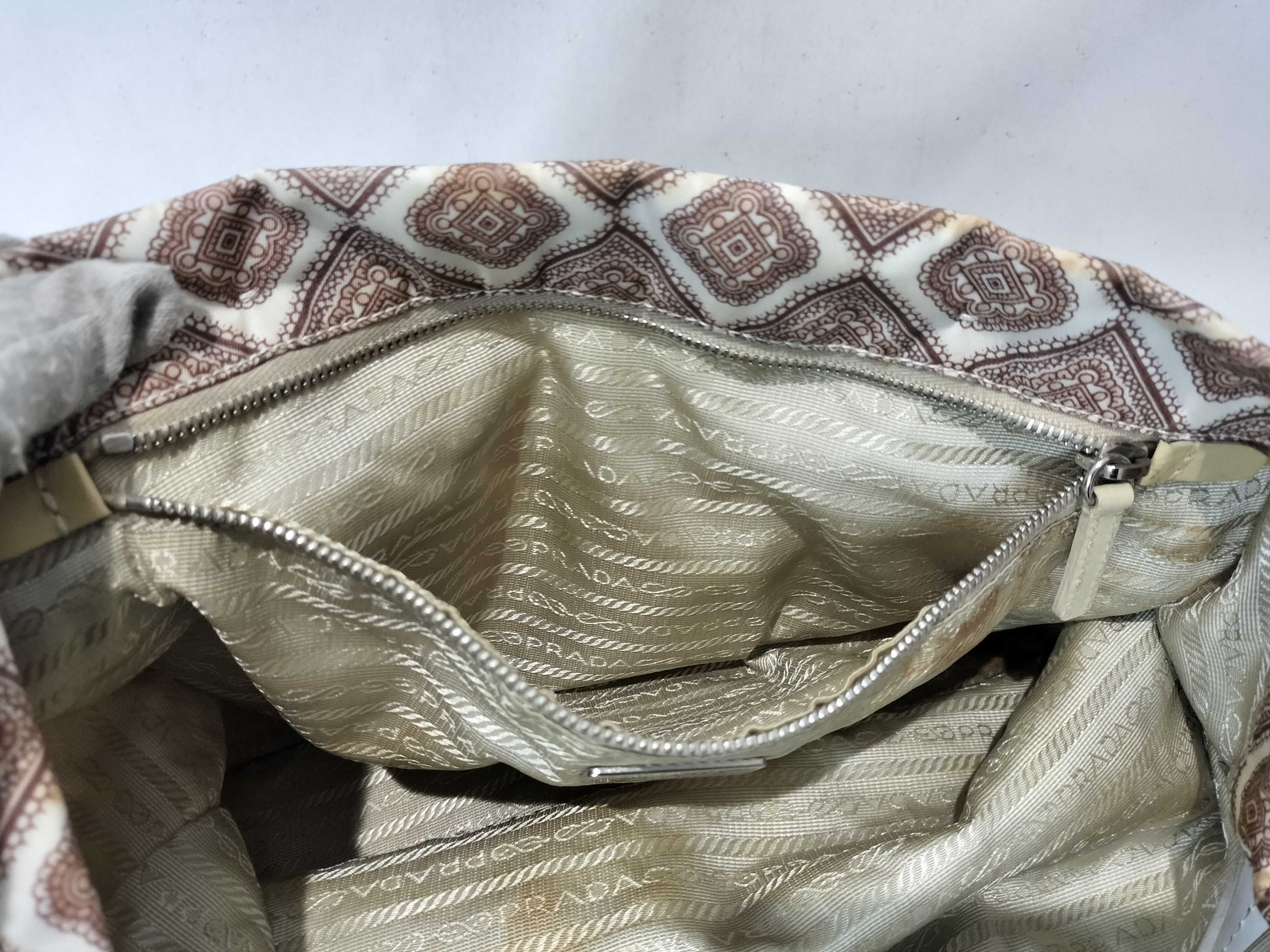 Nylon Triangle Logo Tote Bag Handbag — view 10