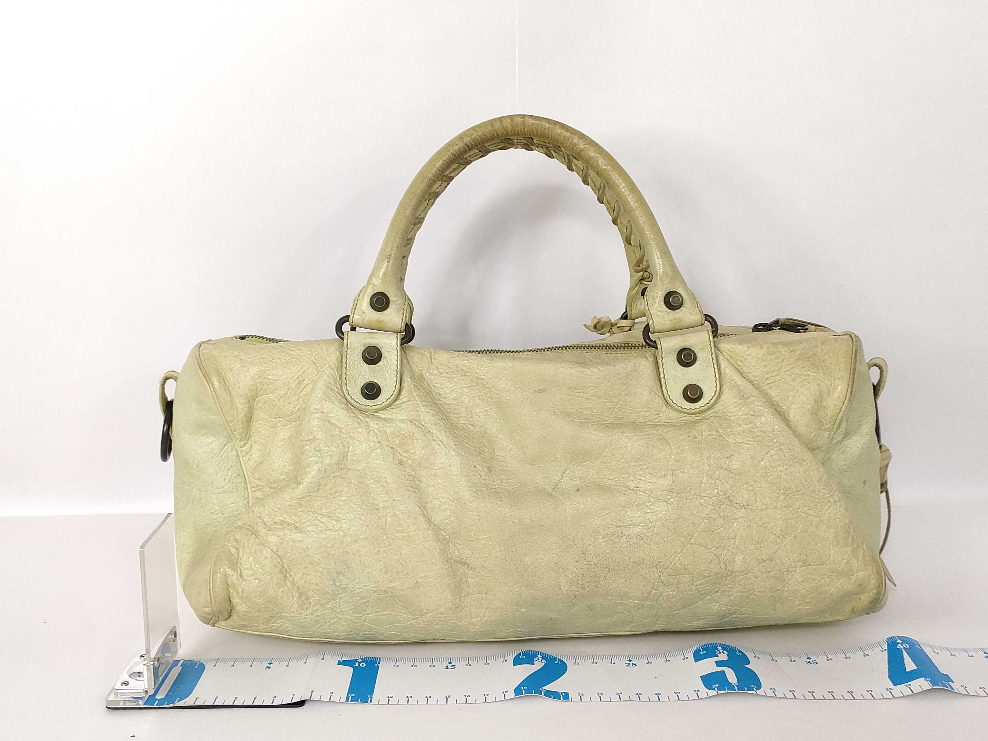 Twiggy Green 2-way Handbag with Shoulder Strap and Mirror — view 2