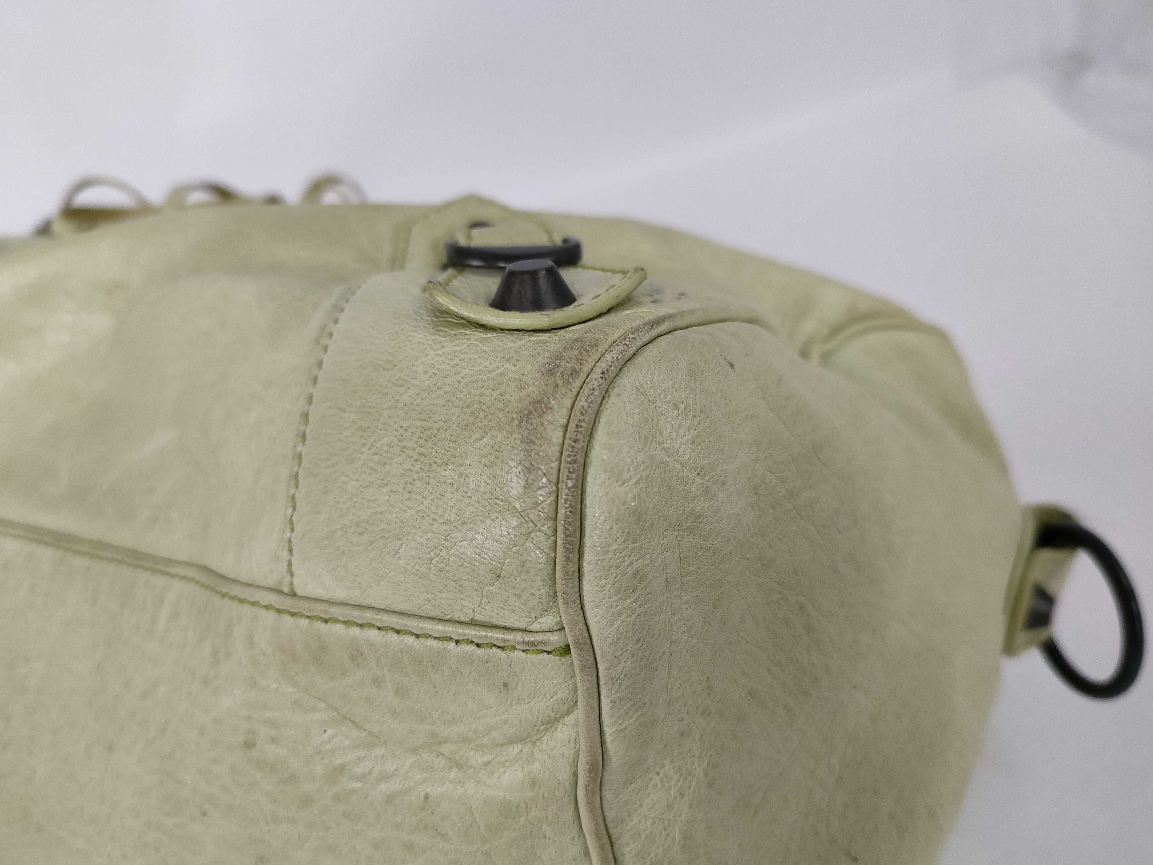 Twiggy Green 2-way Handbag with Shoulder Strap and Mirror — view 6