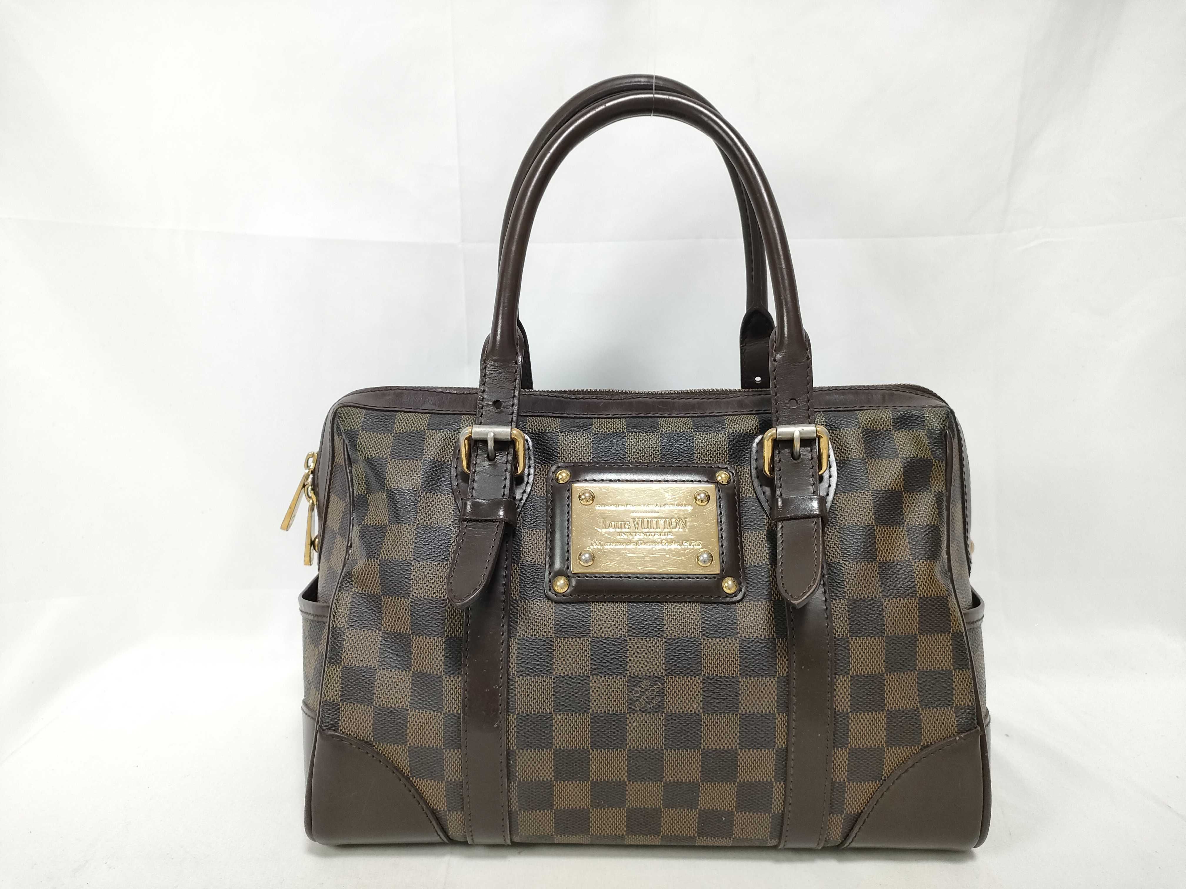 Damier Berkeley Handbag N52000 Gold Hardware Handbag