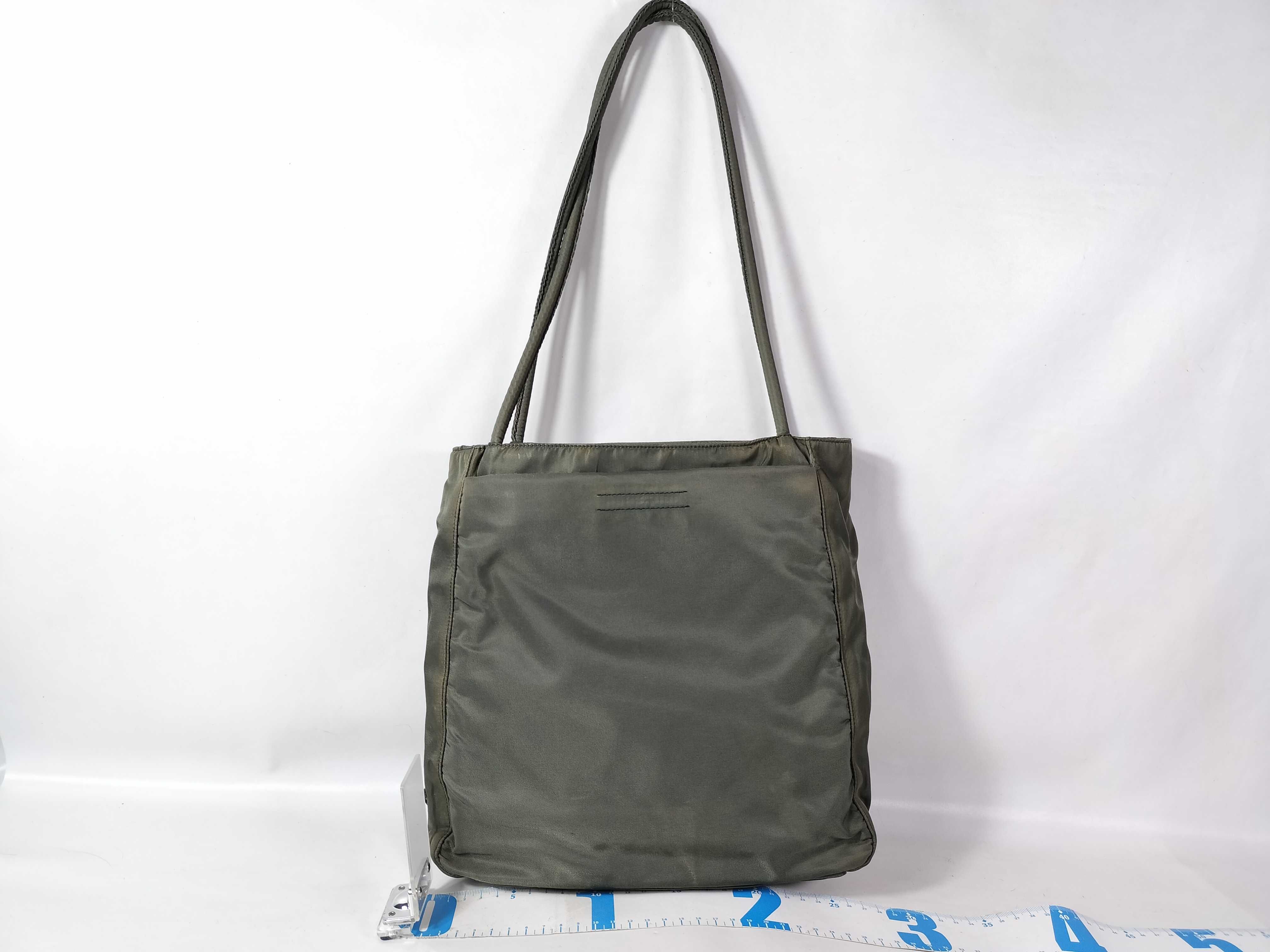 Nylon Tote Bag (White Tag, Size 52) - Khaki Tote Bag — view 2