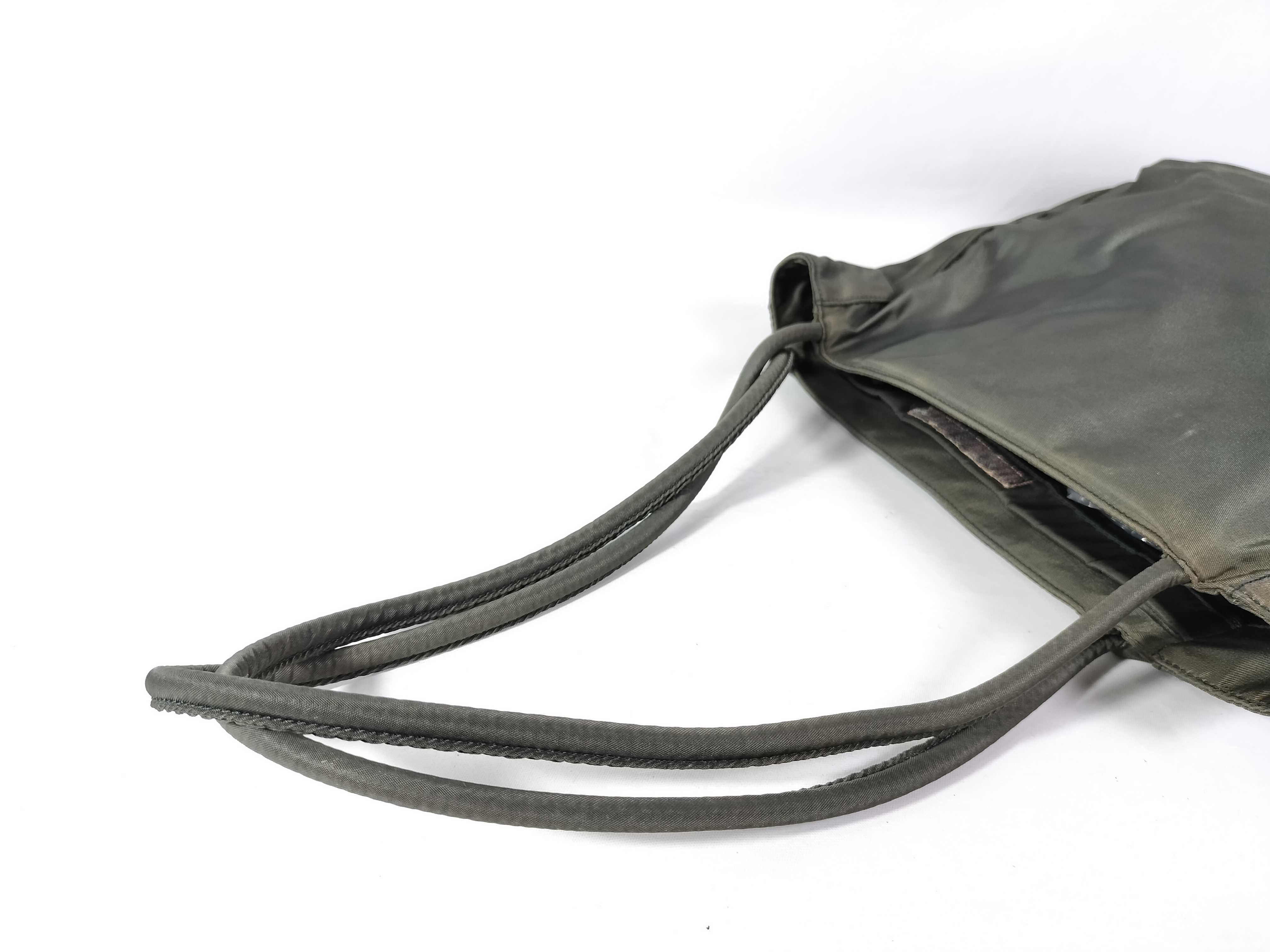 Nylon Tote Bag (White Tag, Size 52) - Khaki Tote Bag — view 3