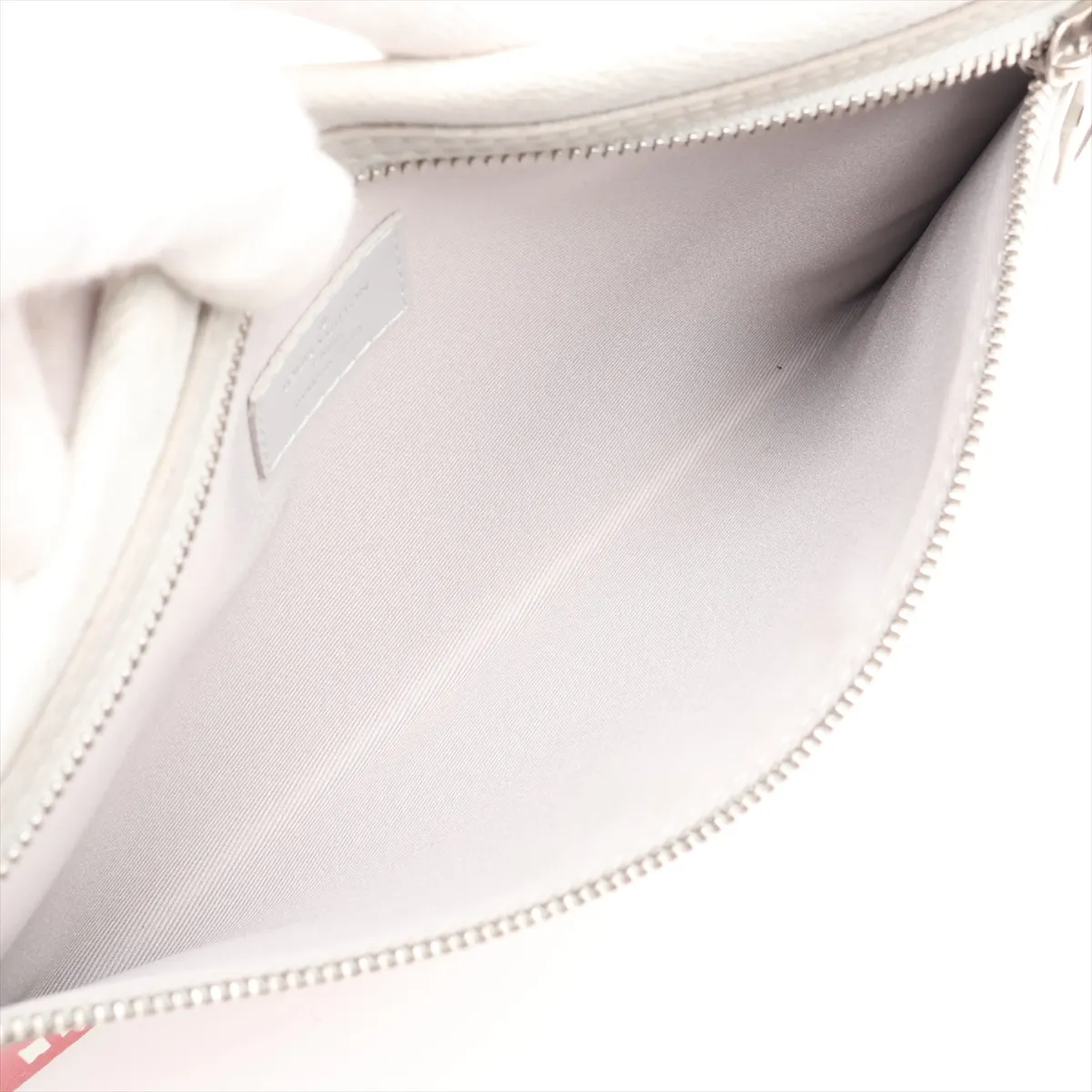 White Monogram Flat Messenger Bag M44640 CA1149 Gray x Orange (RFID detected) — view 8
