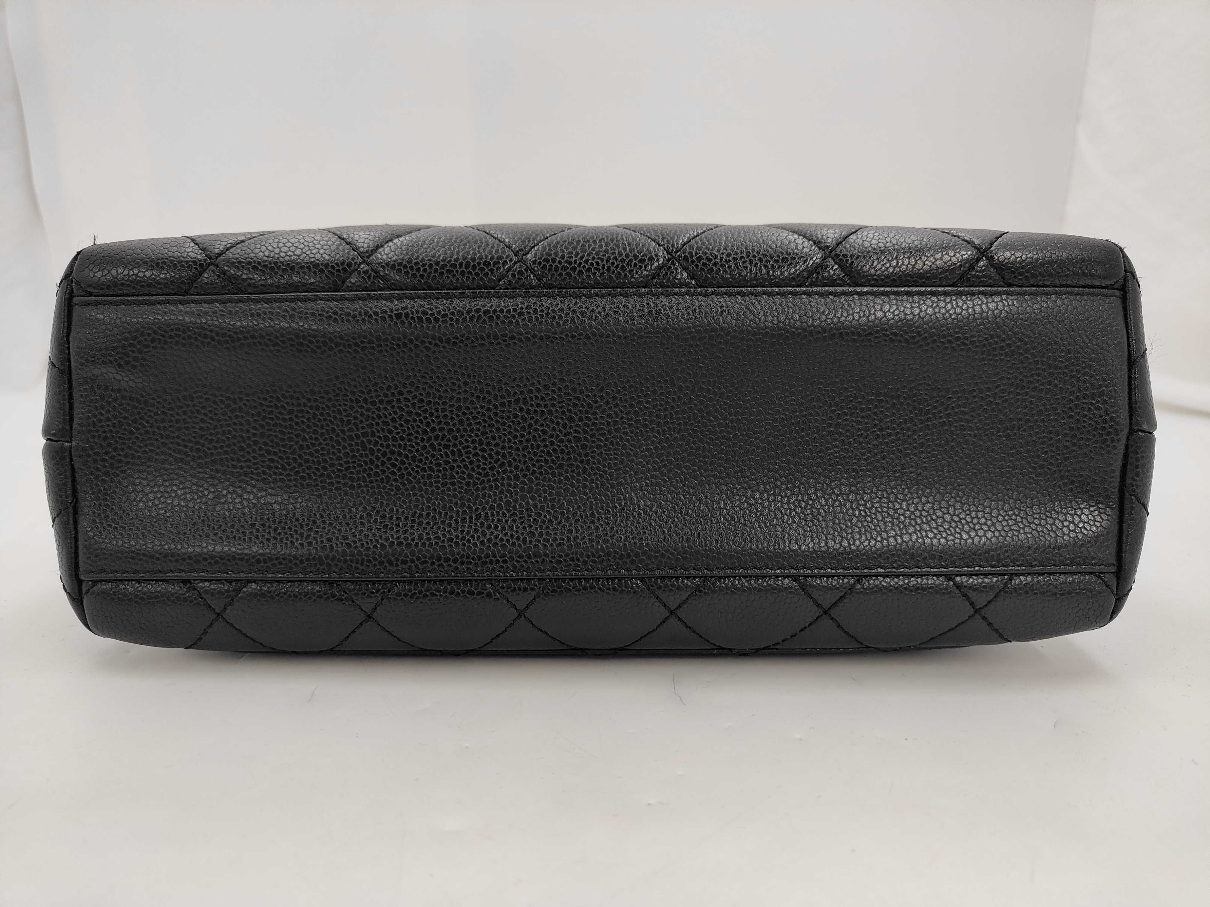 Matelasse Cocomark caviar skin hand bag handbag — view 3