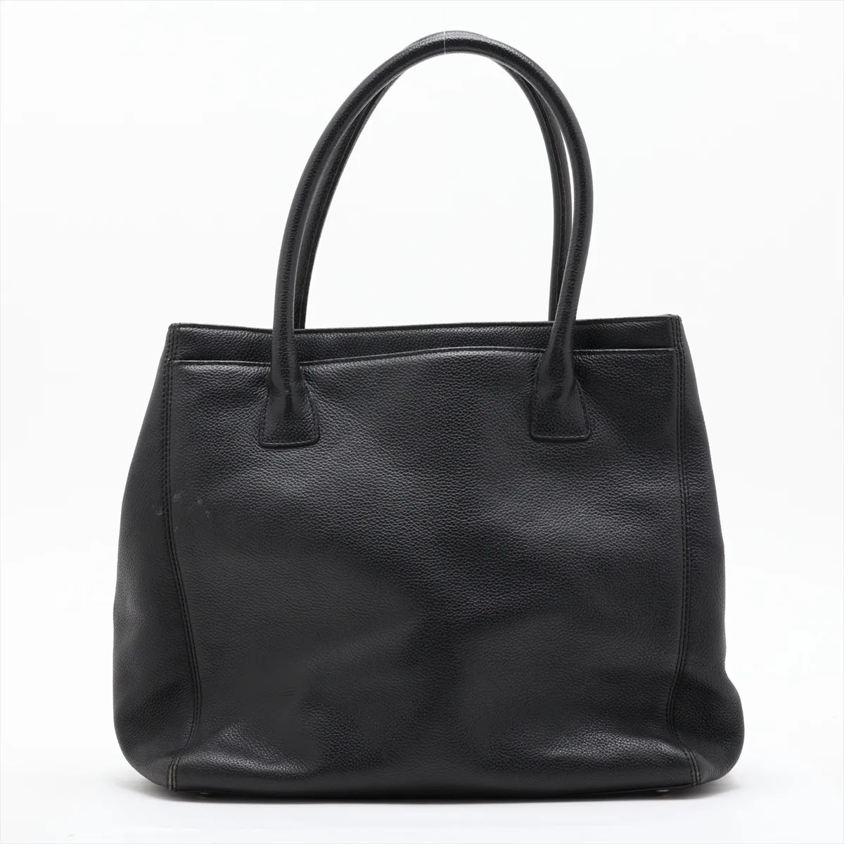 Executive Leather Tote Bag, Black with Gunmetal Hardware, 6202285 (Serial Number 6-series), Pouch not included. — view 2