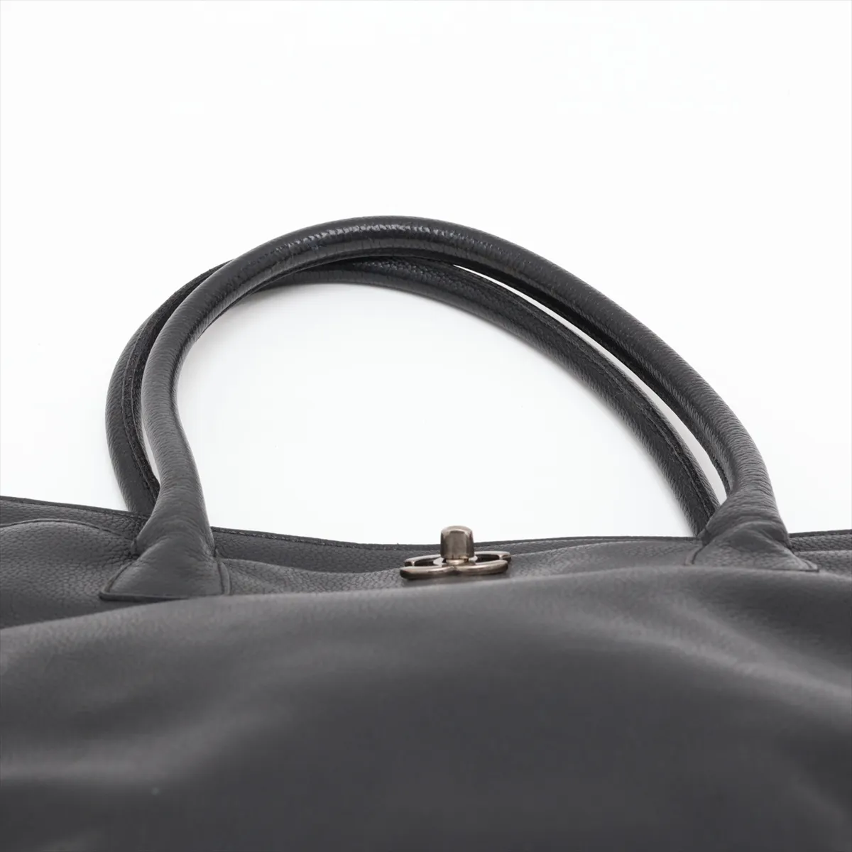 Executive Leather Tote Bag, Black with Gunmetal Hardware, 6202285 (Serial Number 6-series), Pouch not included. — view 6