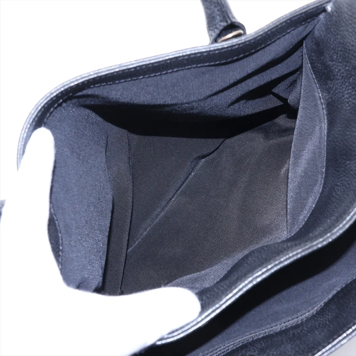 Executive Leather Tote Bag, Black with Gunmetal Hardware, 6202285 (Serial Number 6-series), Pouch not included. — view 8