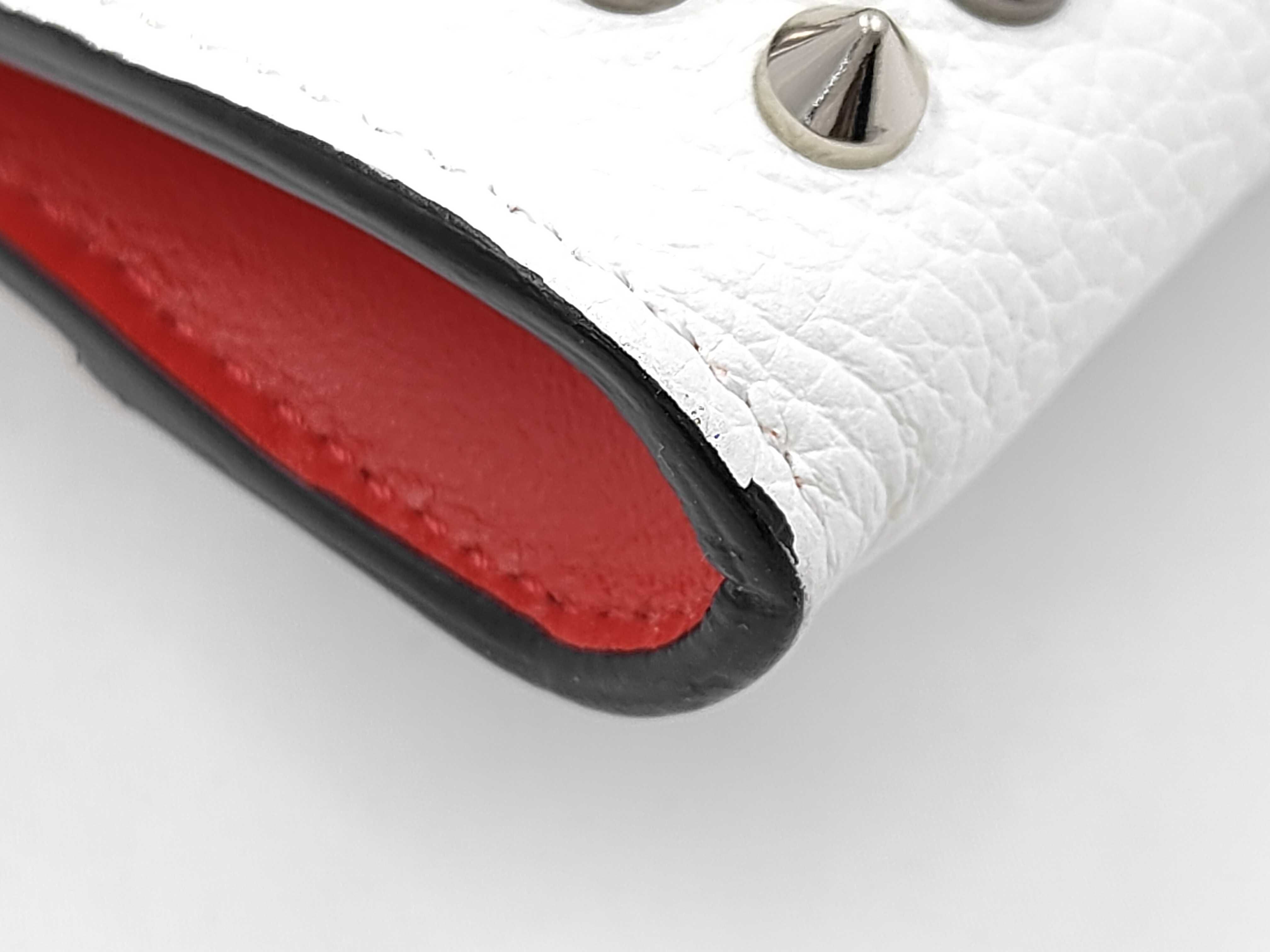 White Leather Clutch Bag Shoulder Bag — view 5