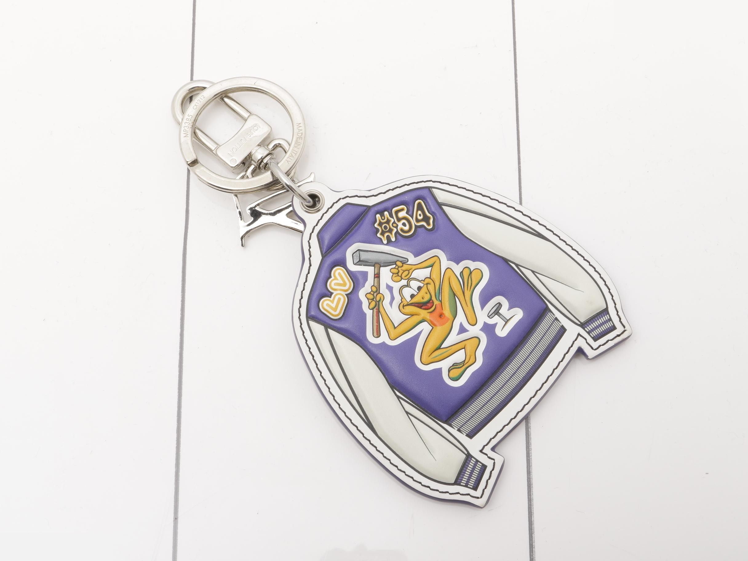 Varsity jacket keychain bag charm — view 2