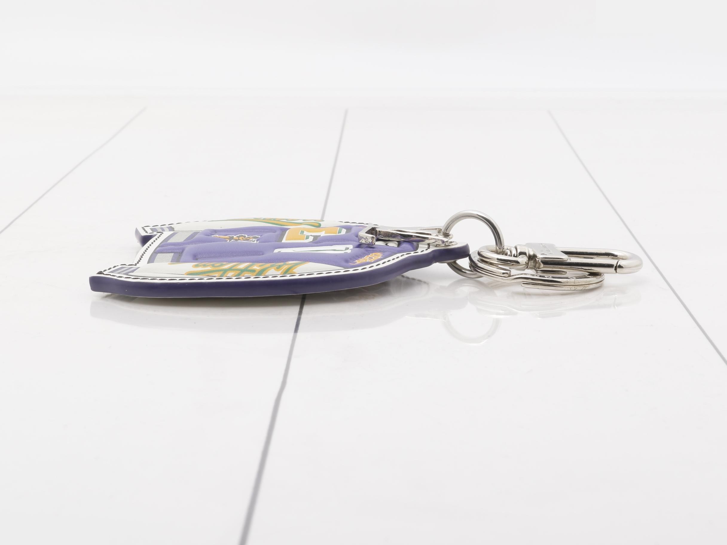Varsity jacket keychain bag charm — view 3