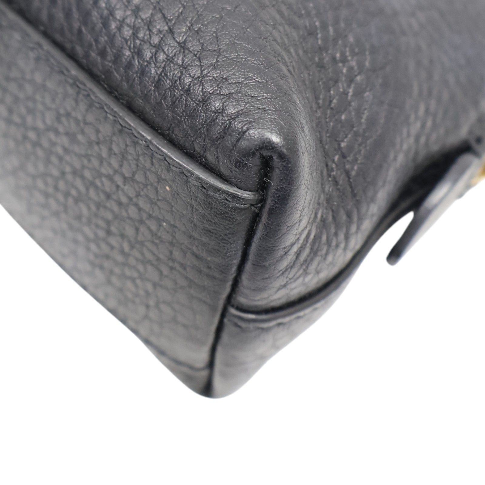 Black Calfskin Cosmetic Pouch — view 12