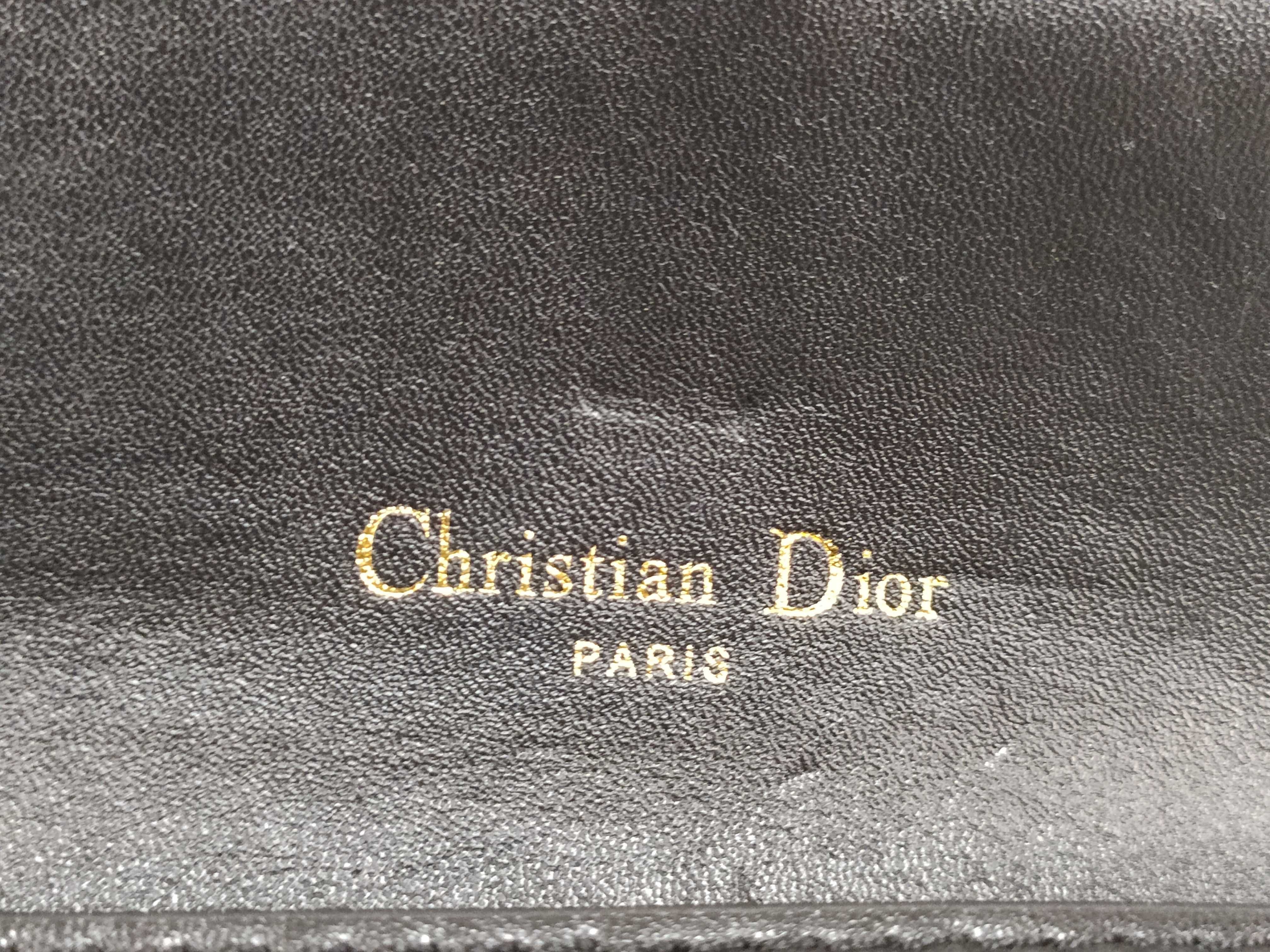 Trotter Christian Dior Oblique Saddle Chain Pouch Bag Wallet Small Pouch — view 9
