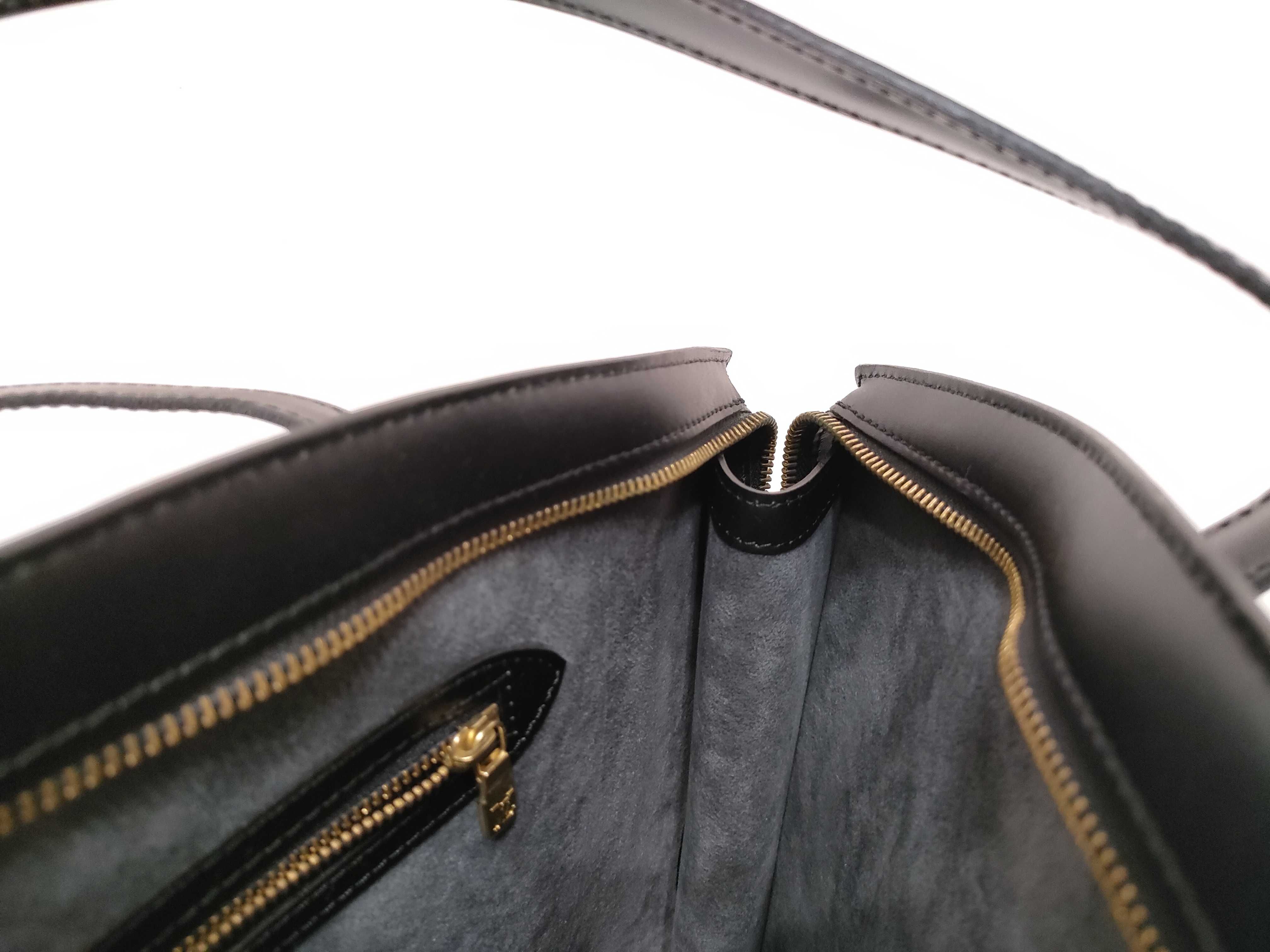 Epi Black Leather Epi Saint Jacques Handbag — view 15