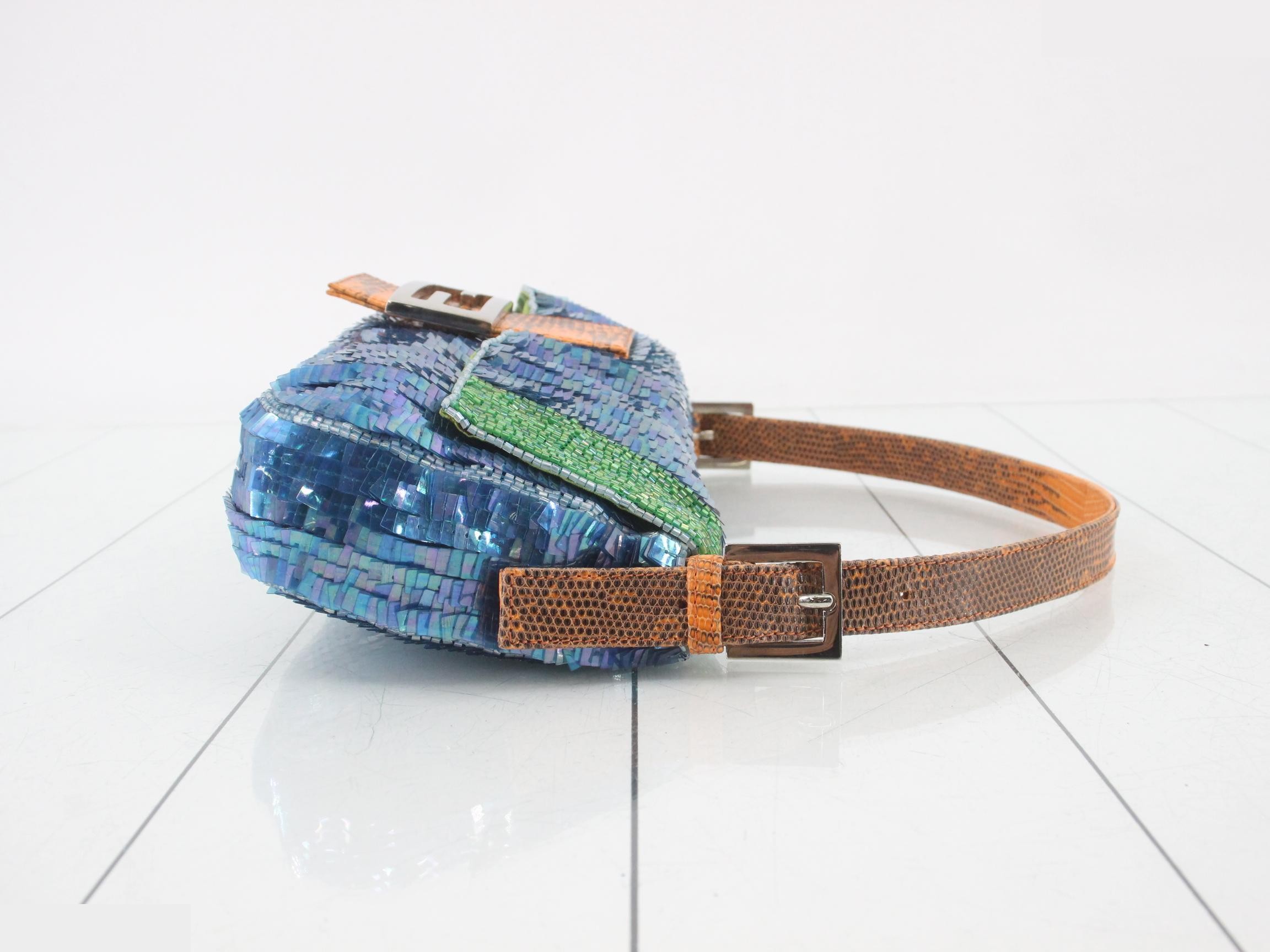 Mamma Baguette Sequin One-Shoulder Bag — view 3