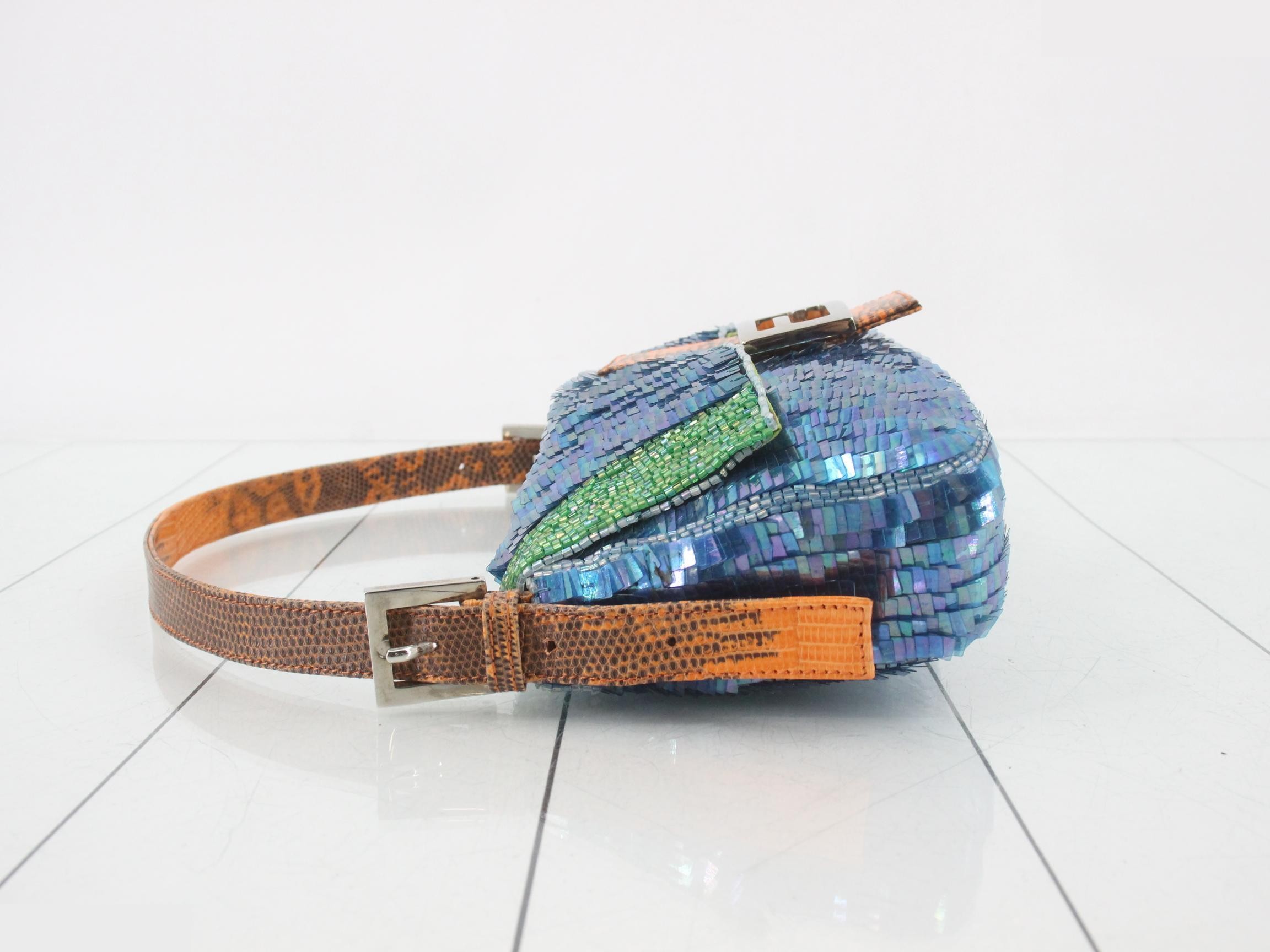 Mamma Baguette Sequin One-Shoulder Bag — view 4