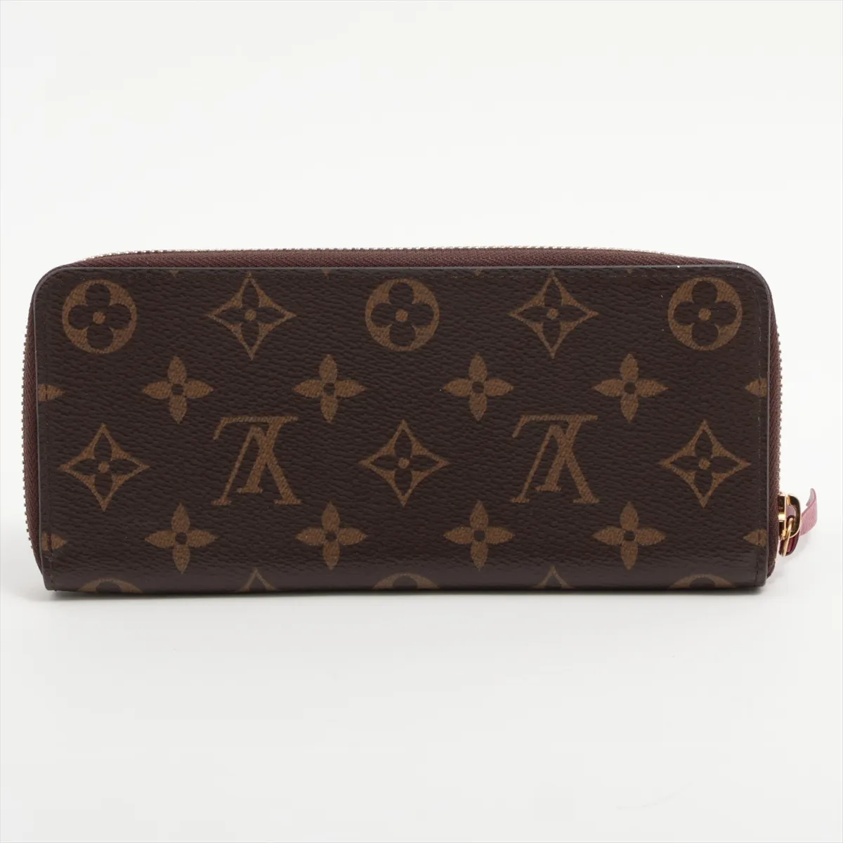 Monogram Portefeuille Clemence M60742 CA0119 Fuchsia Round Zip Wallet — view 2