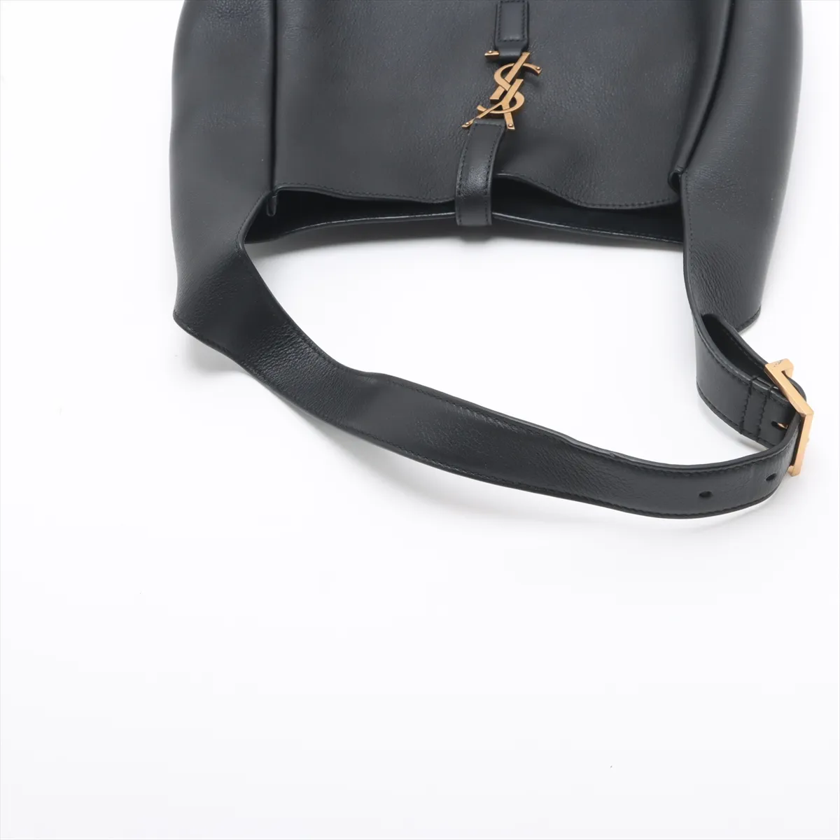 LE 5 A 7 Small Leather Shoulder Bag Black 713938 — view 5