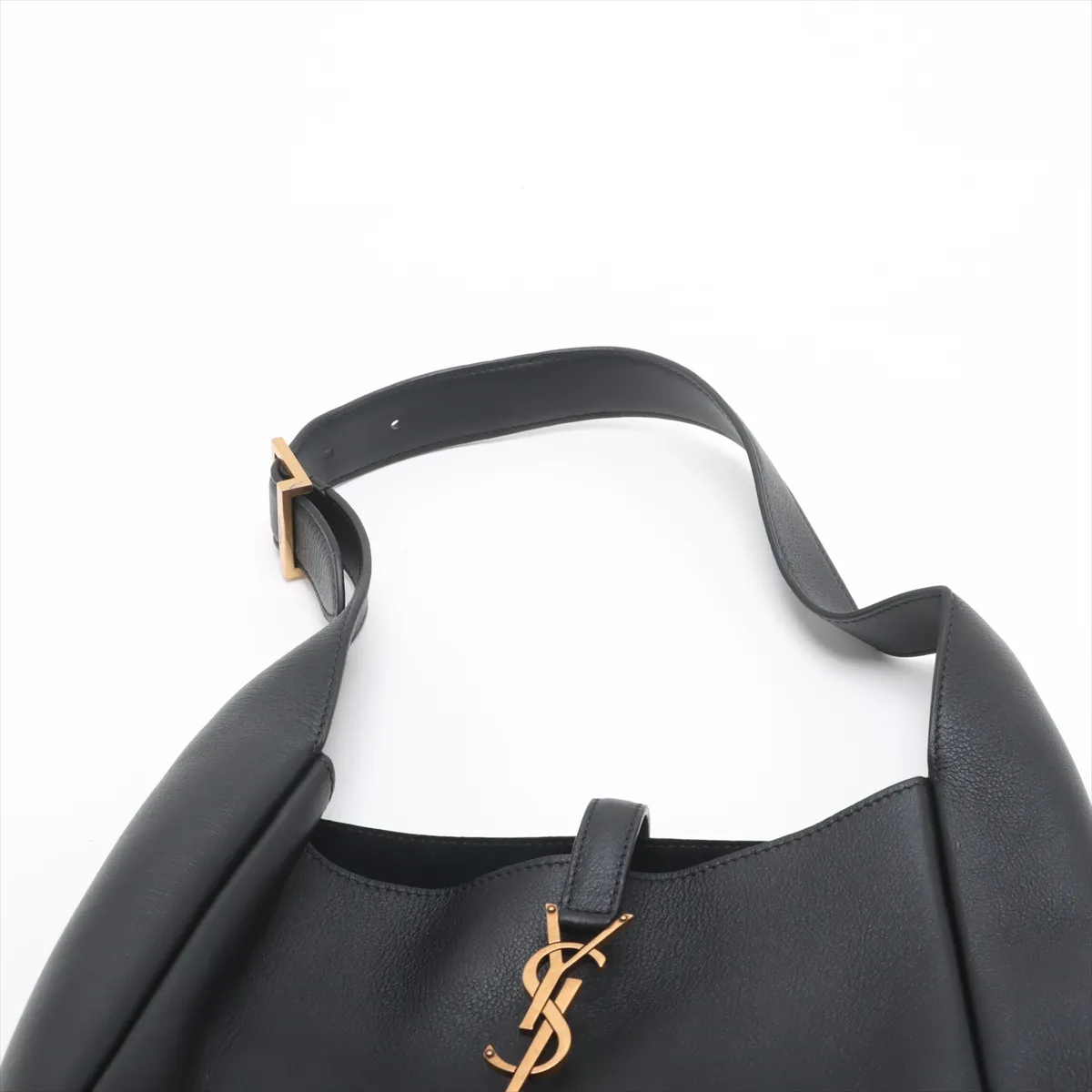 LE 5 A 7 Small Leather Shoulder Bag Black 713938 — view 6