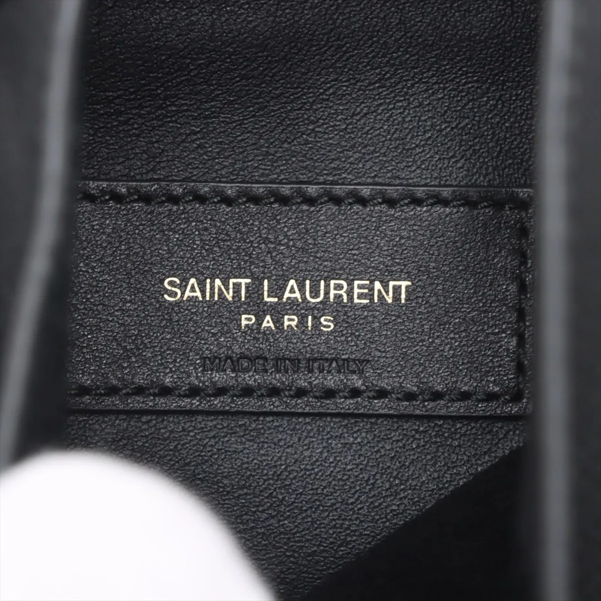 LE 5 A 7 Small Leather Shoulder Bag Black 713938 — view 10