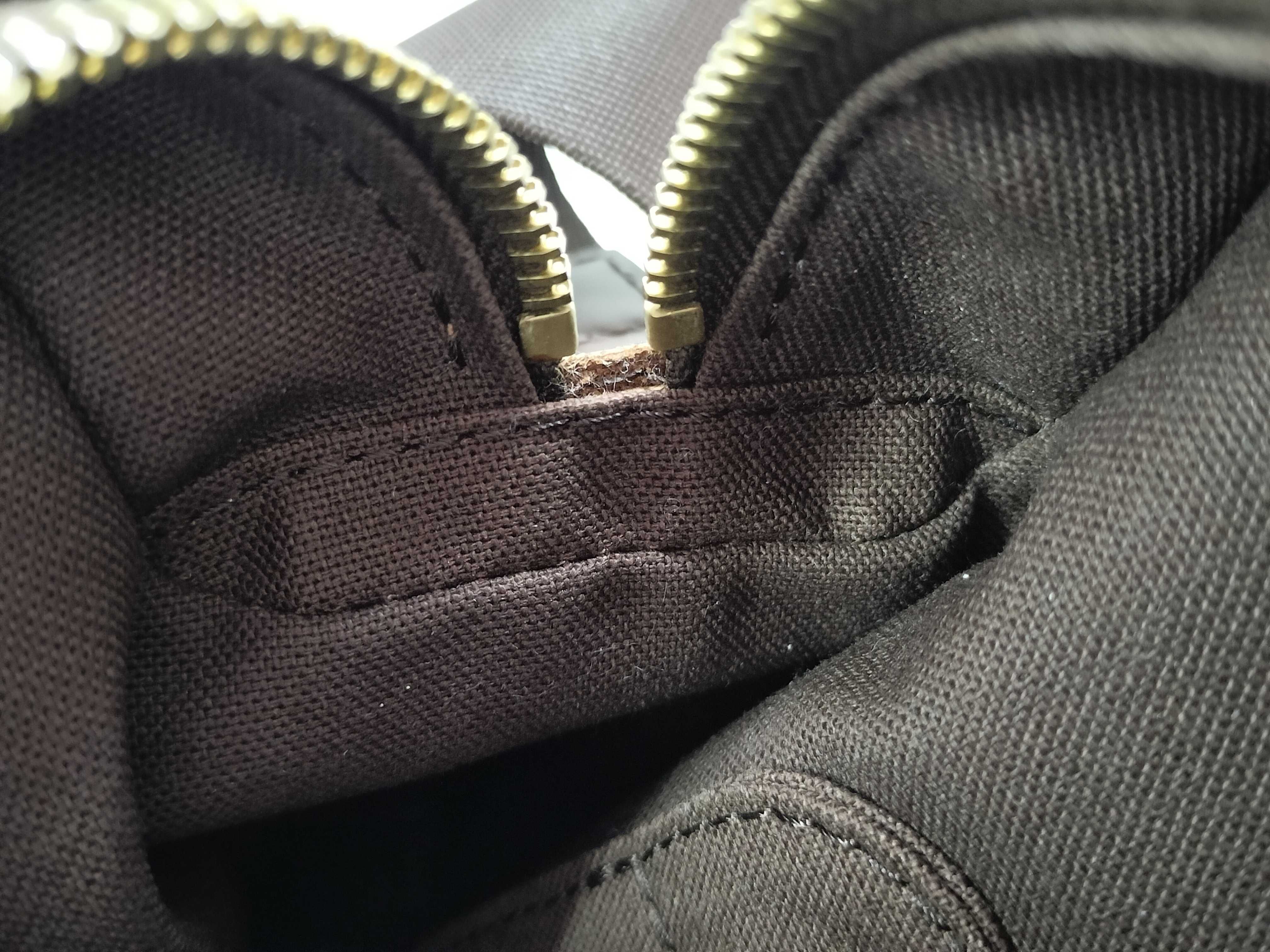 Damier Olaf PM N41442 MI1026 Brown Shoulder Bag — view 11