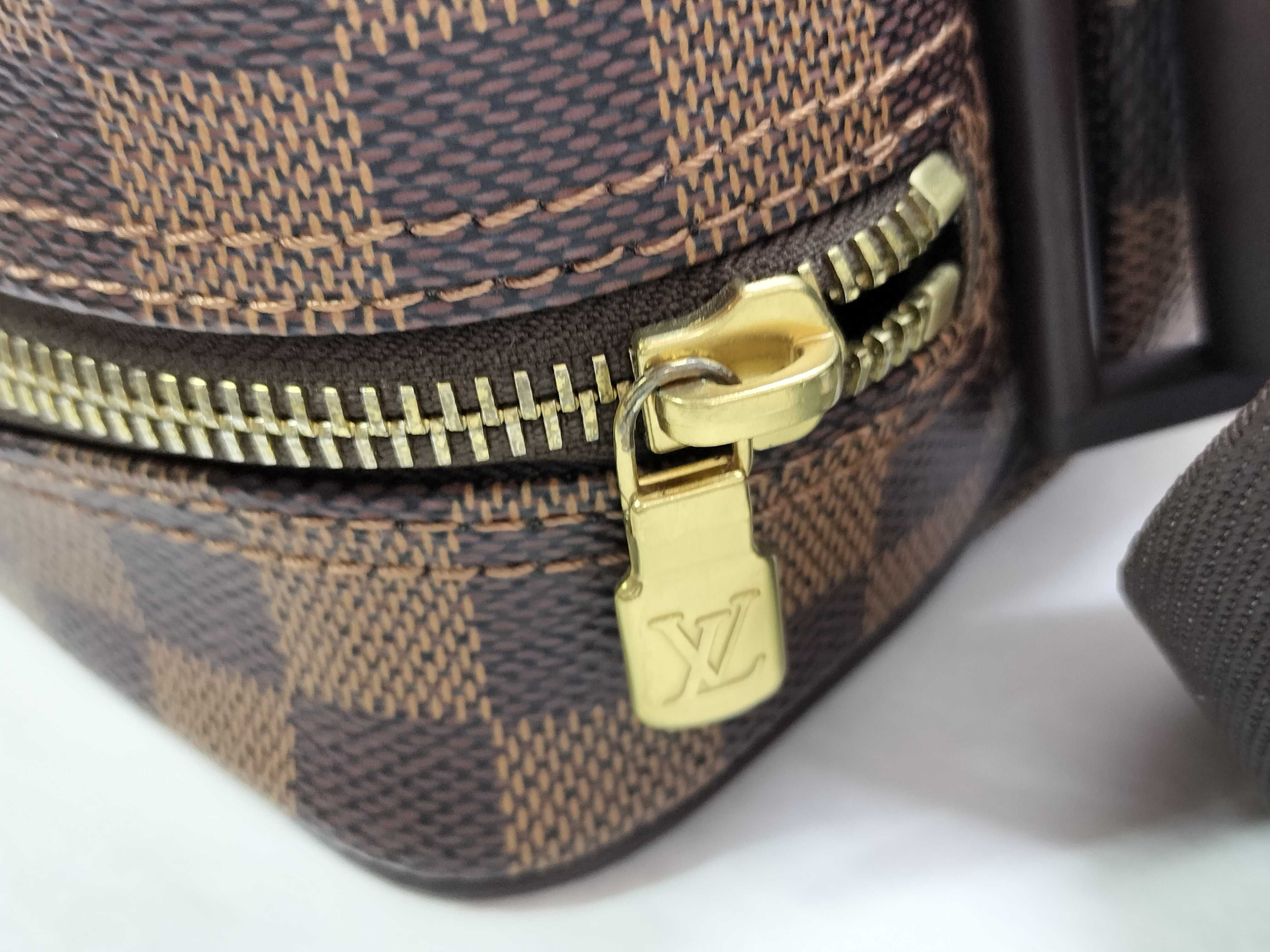 Damier Olaf PM N41442 MI1026 Brown Shoulder Bag — view 12