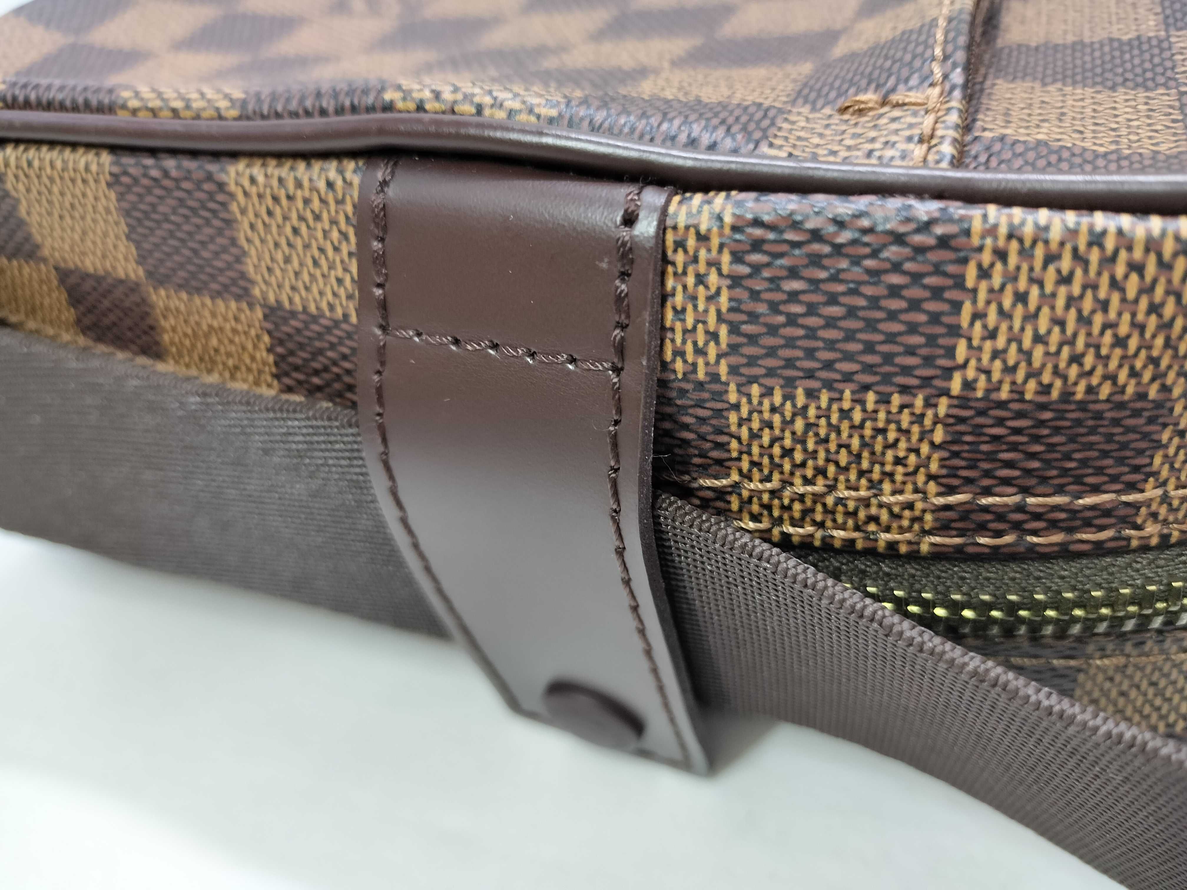 Damier Olaf PM N41442 MI1026 Brown Shoulder Bag — view 5
