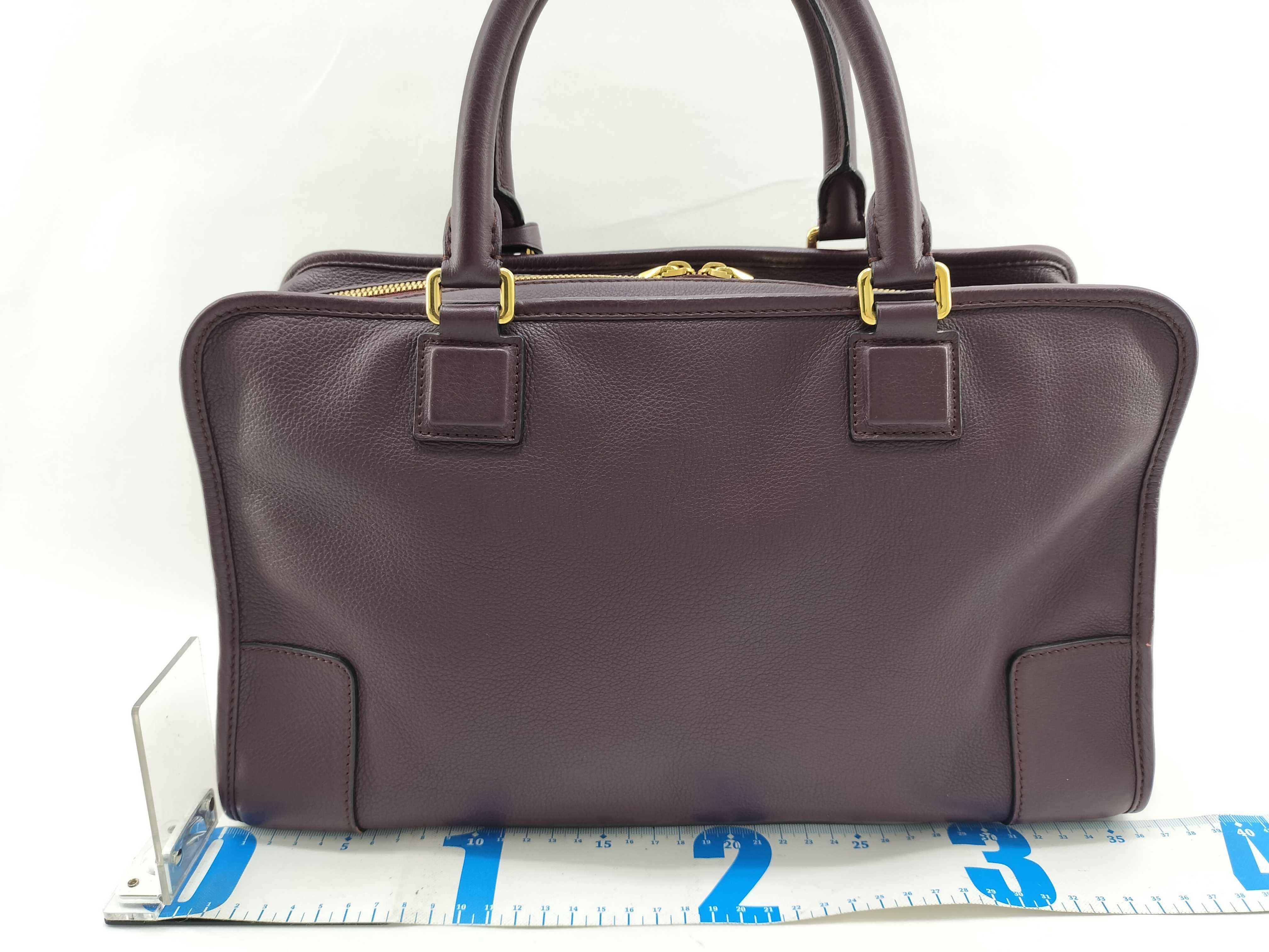 Amazona 36 Bordeaux Color Boston Hand Handbag — view 2