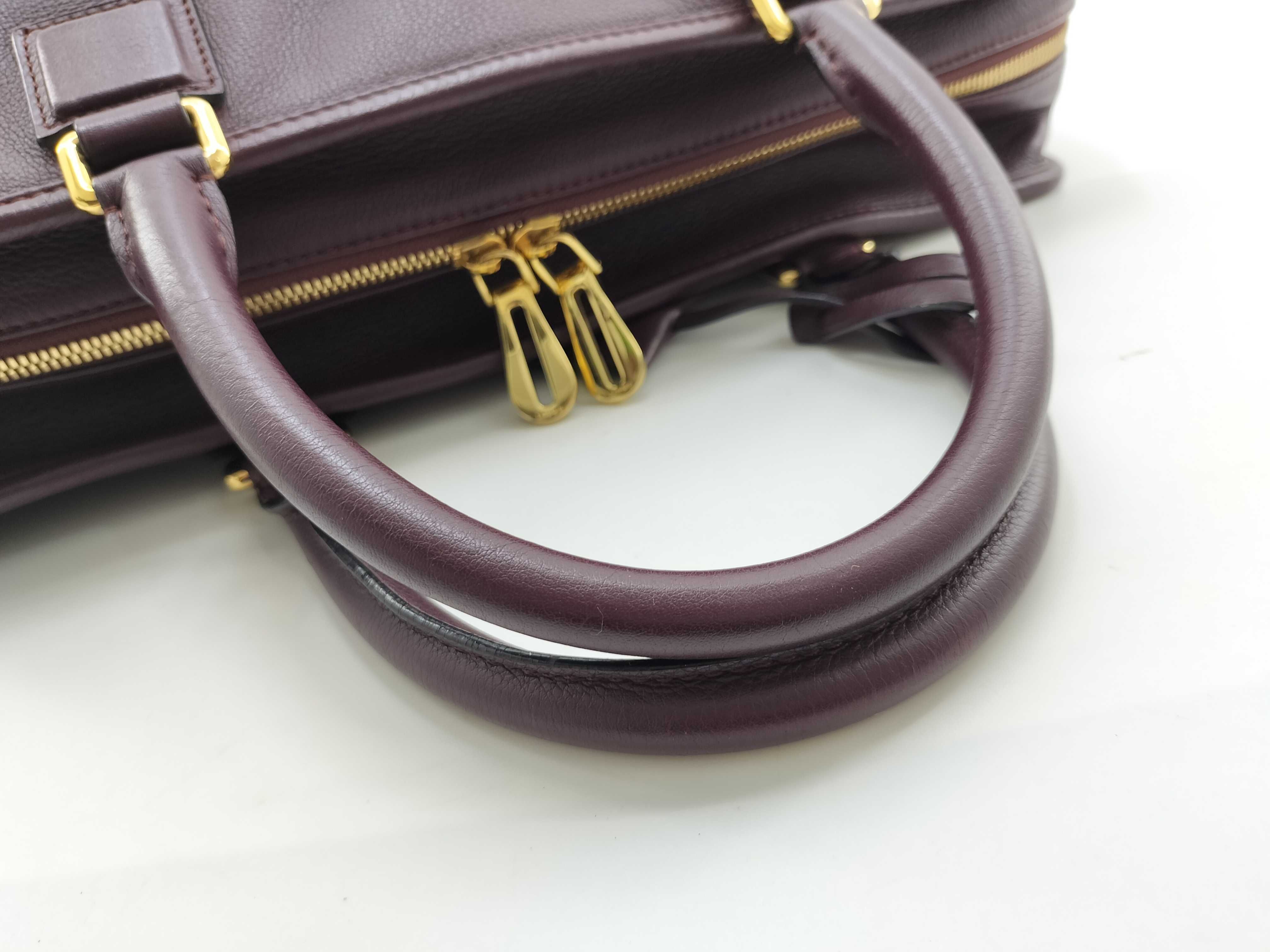 Amazona 36 Bordeaux Color Boston Hand Handbag — view 11