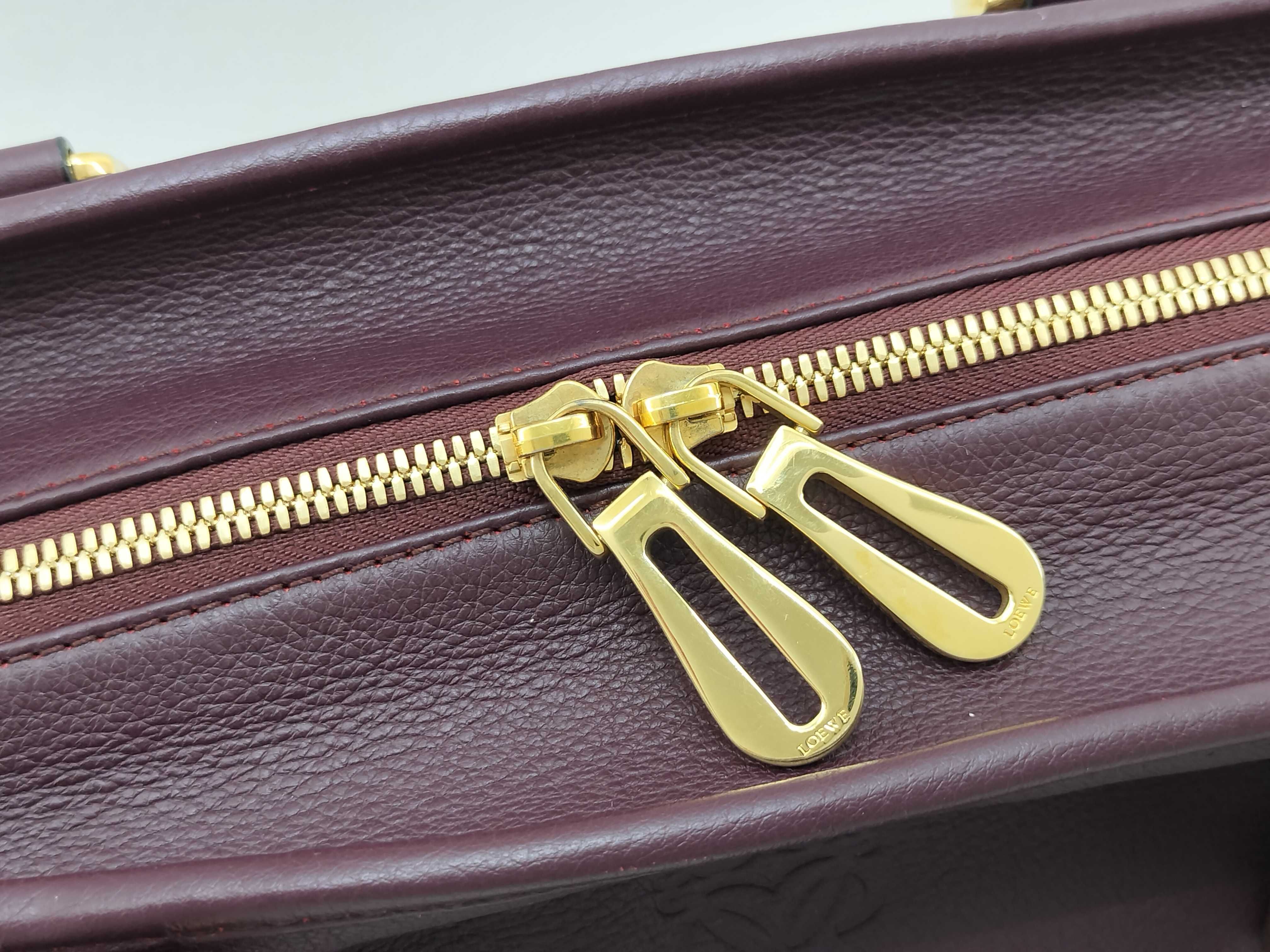 Amazona 36 Bordeaux Color Boston Hand Handbag — view 12