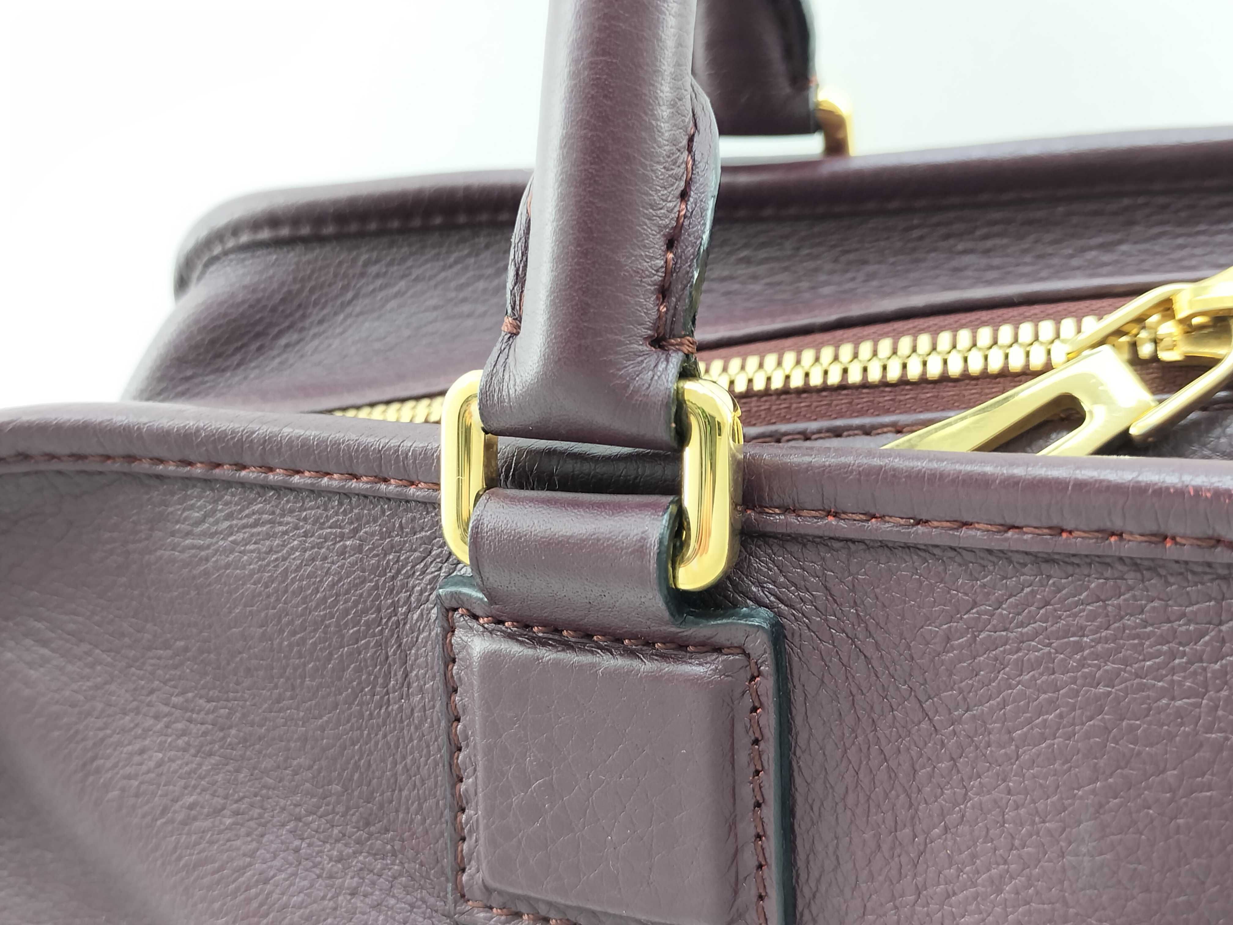 Amazona 36 Bordeaux Color Boston Hand Handbag — view 4