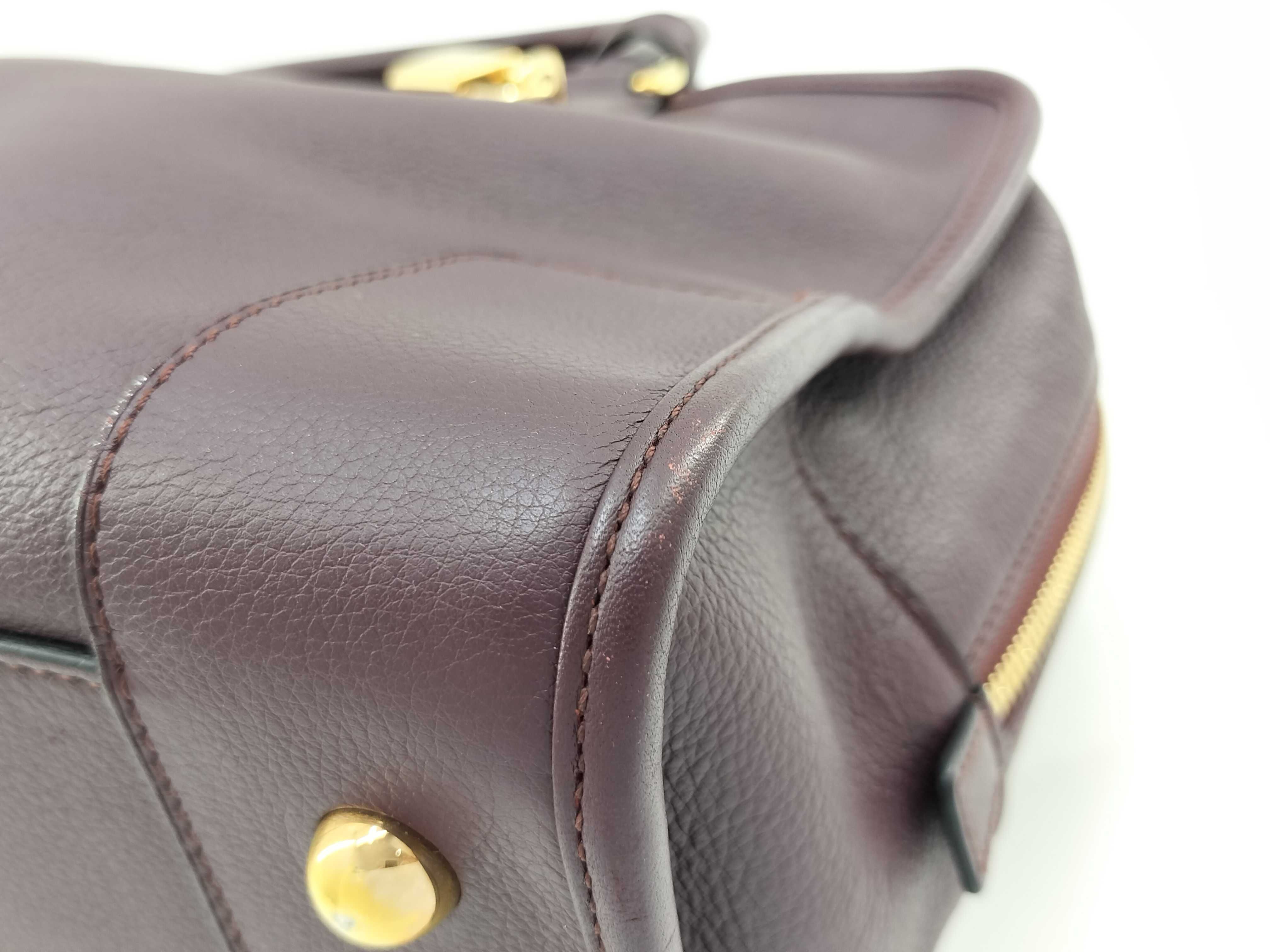 Amazona 36 Bordeaux Color Boston Hand Handbag — view 9