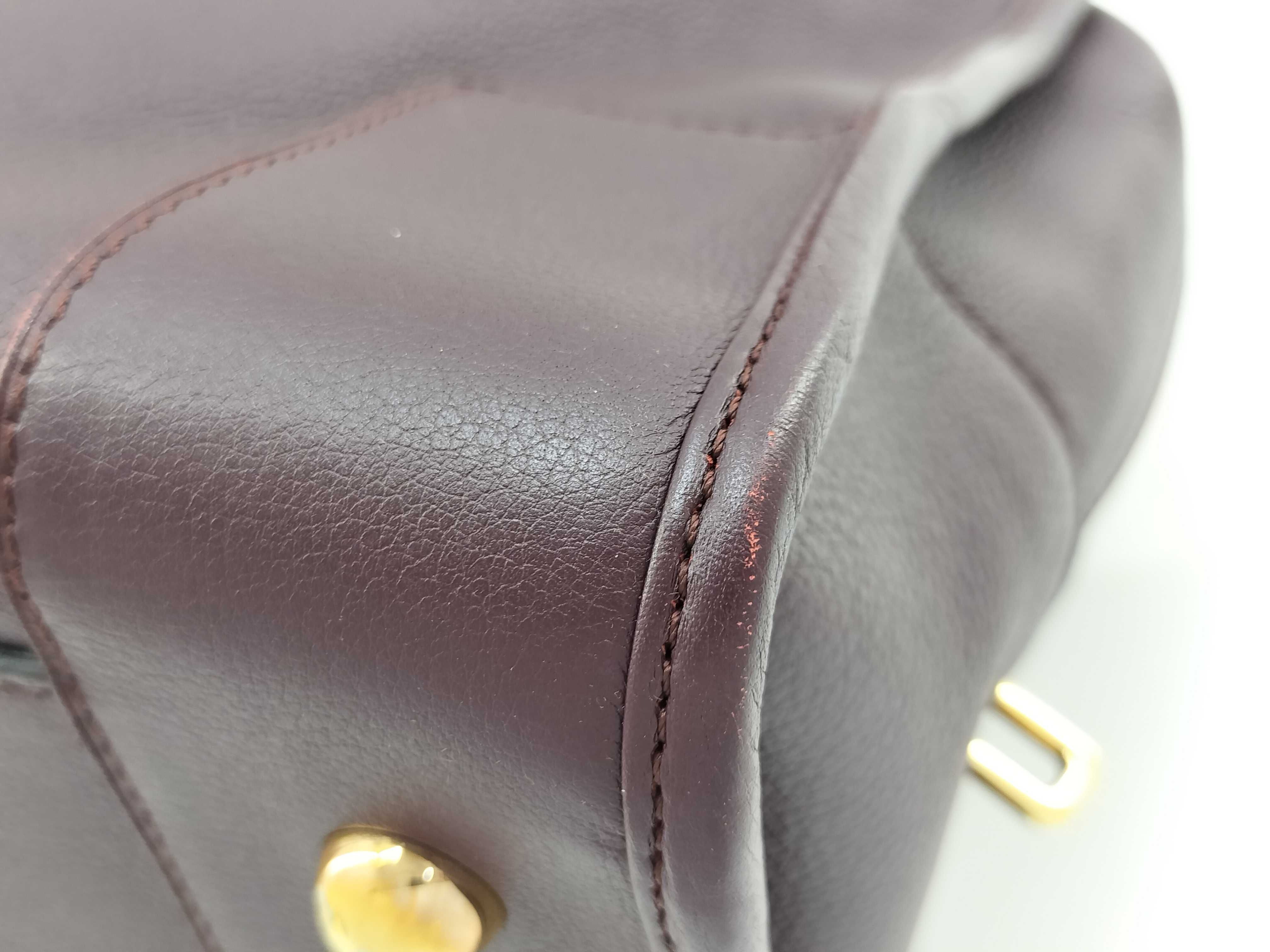 Amazona 36 Bordeaux Color Boston Hand Handbag — view 10