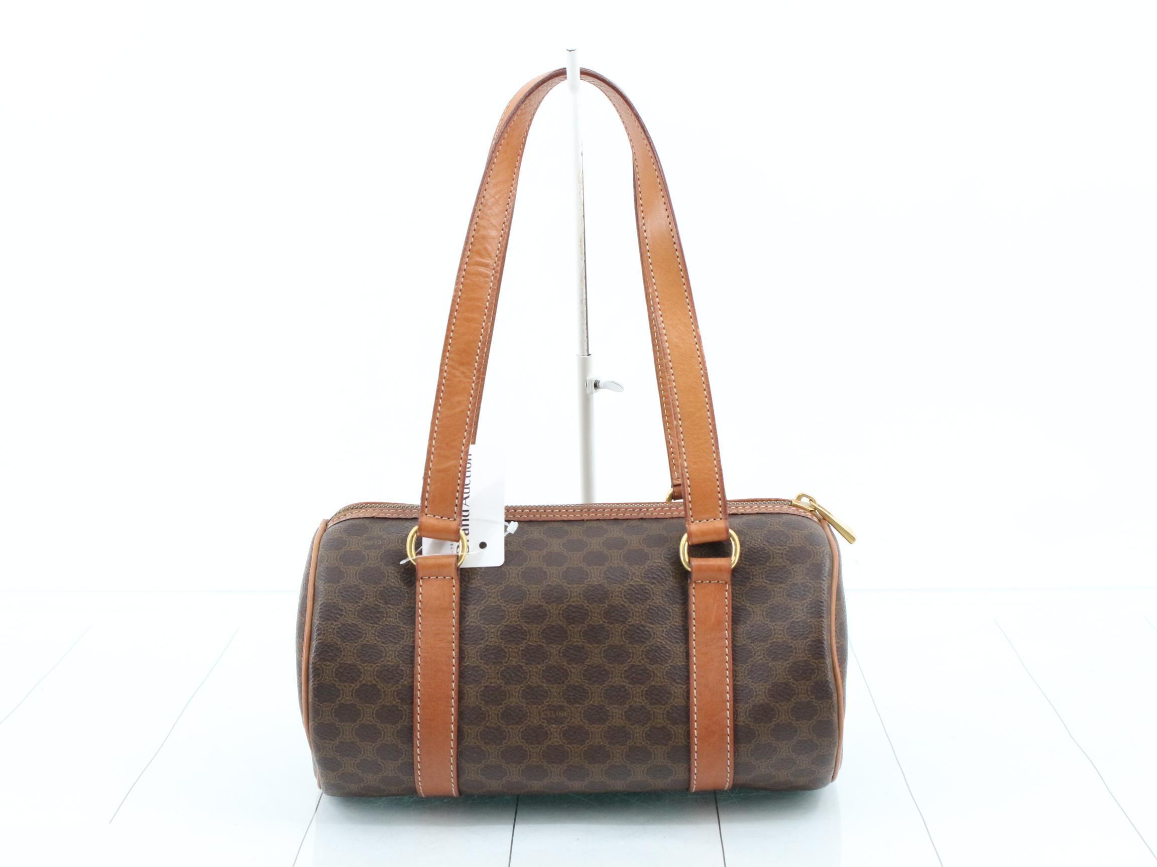 Macadam Logo Drum Bag, Brown, 25 x 14 cm — view 2