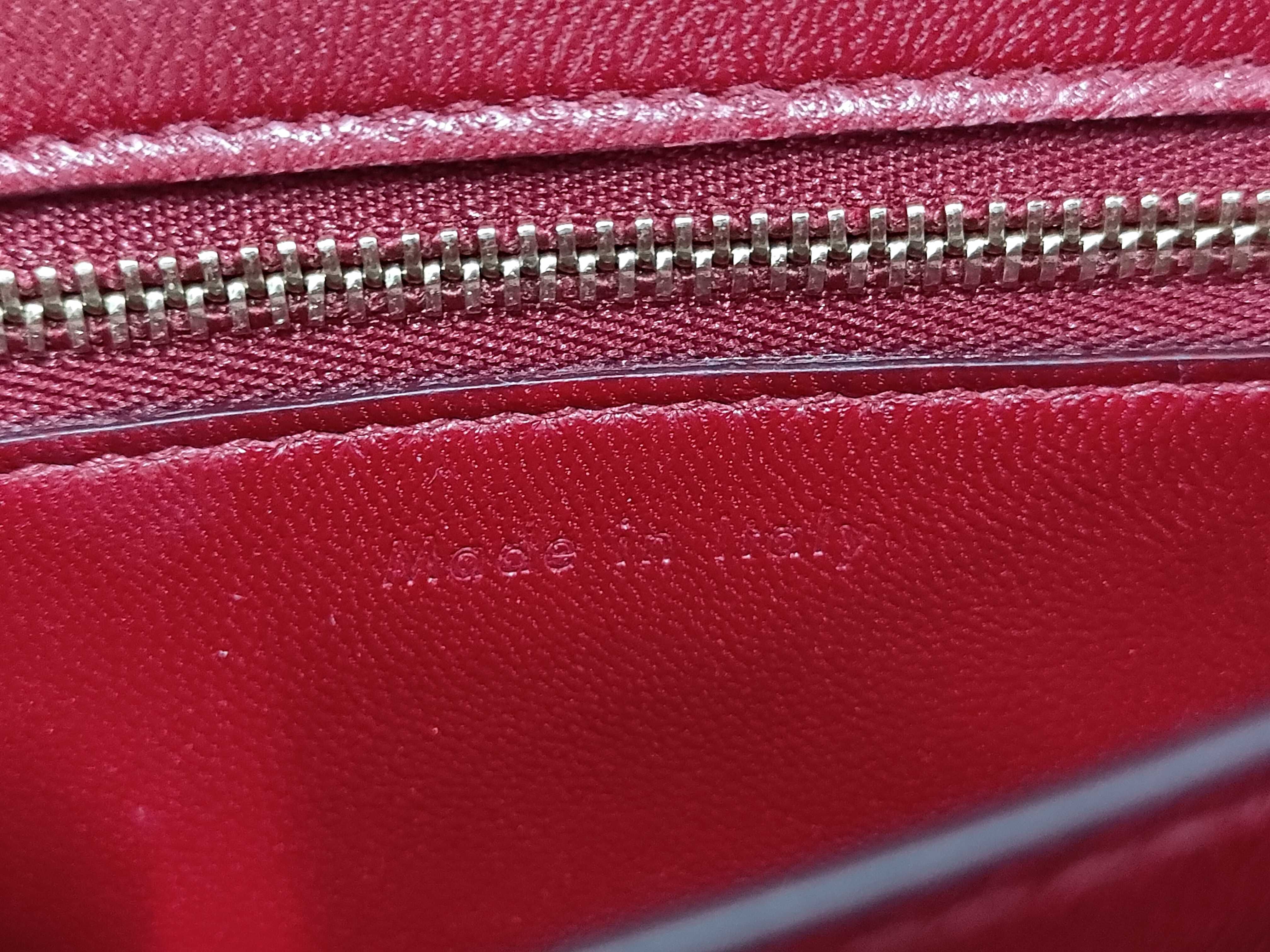 Mini Box Bag, Maroon Calfskin Leather, Gold Hardware — view 14