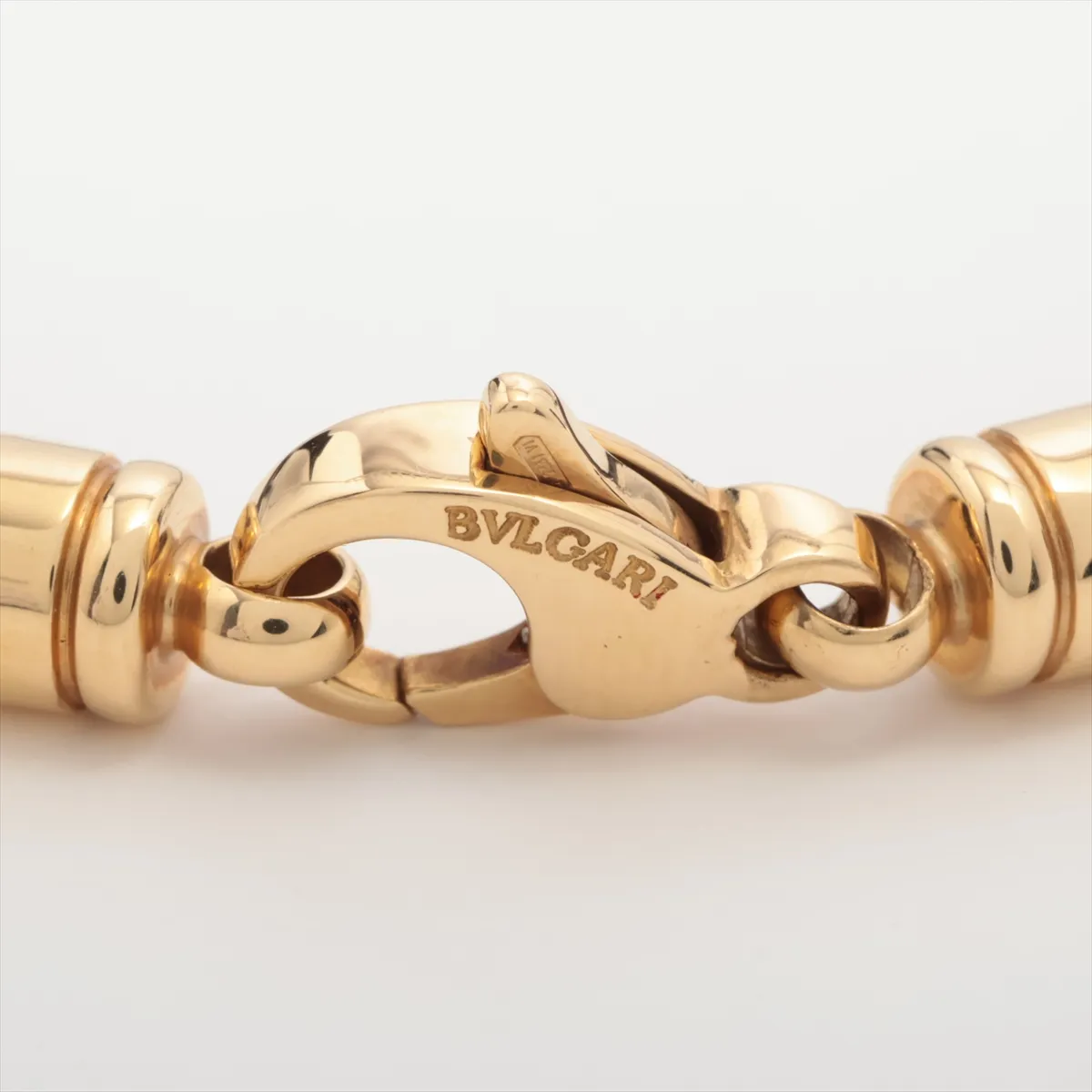 necklace, 750 (yellow gold) x leather, total weight 15.6g, leather — view 5