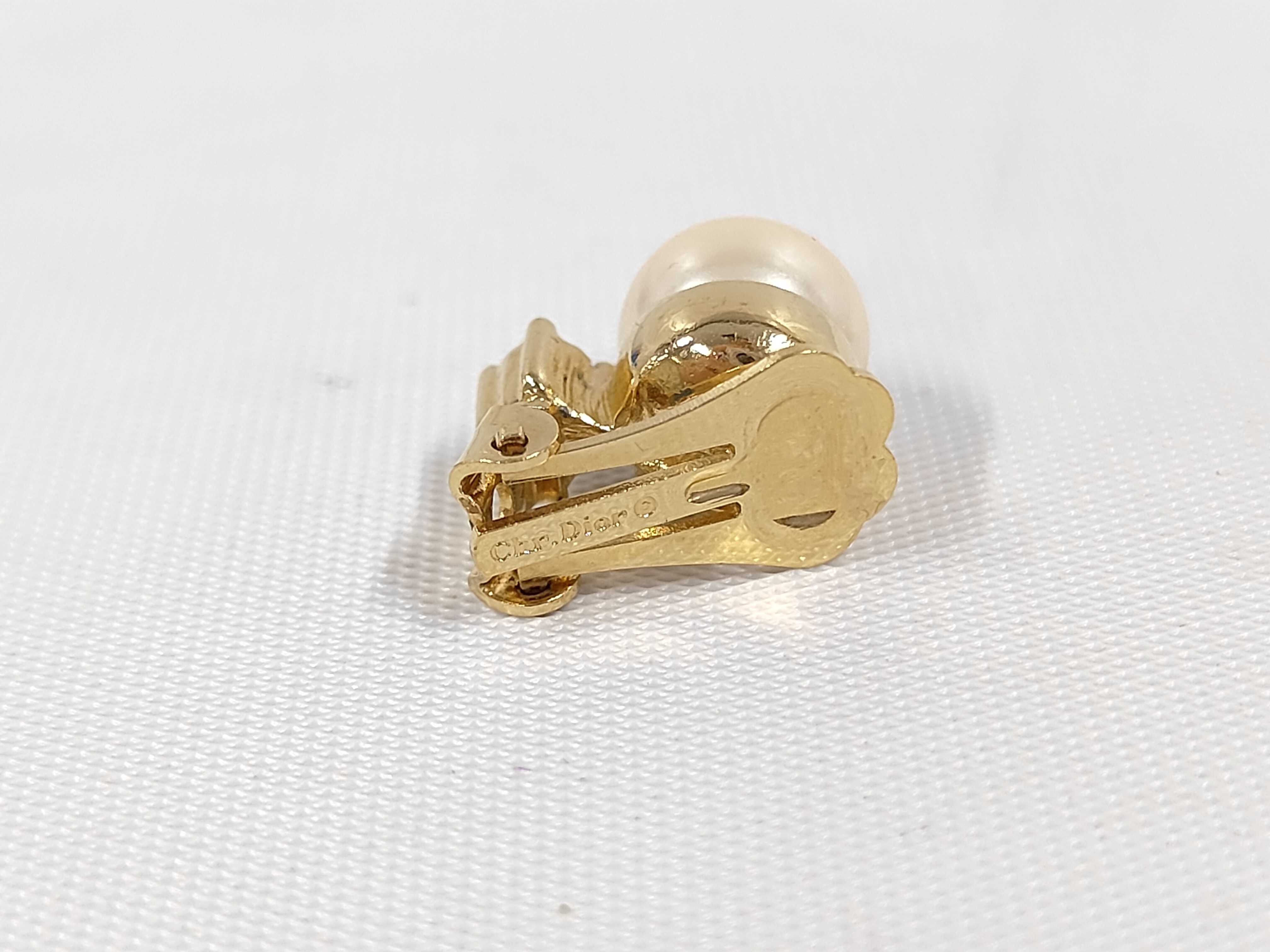 earrings, faux pearl earrings — view 4