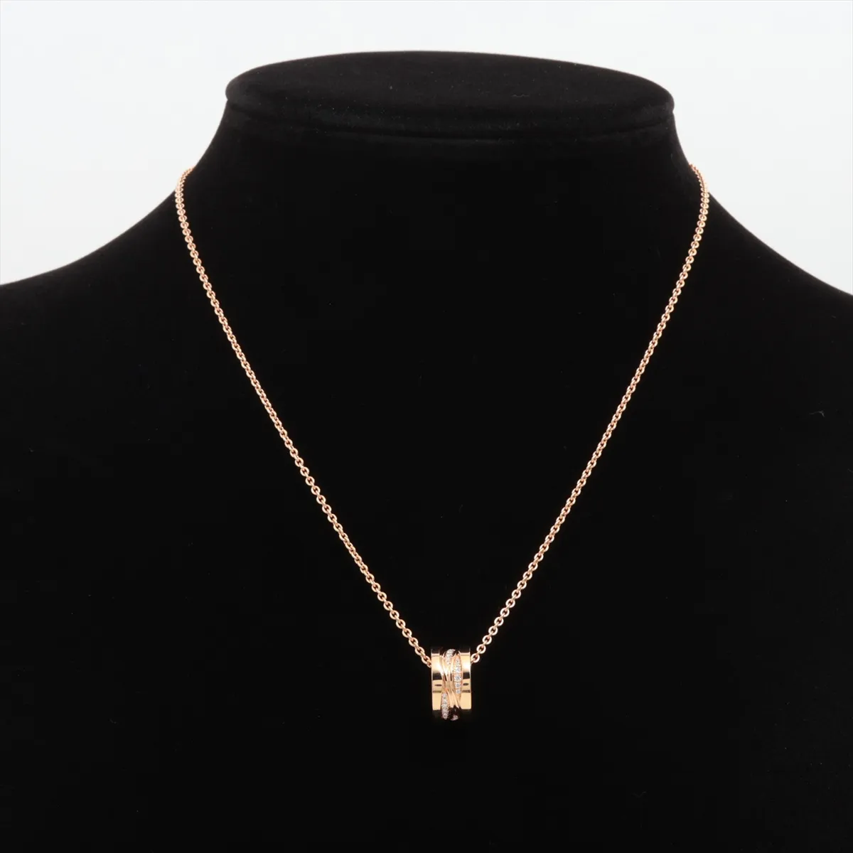 B.zero1 Design Legend Diamond Necklace, 750 (PG), 12.3g, NMN5MM, minor stone scratches. — view 5