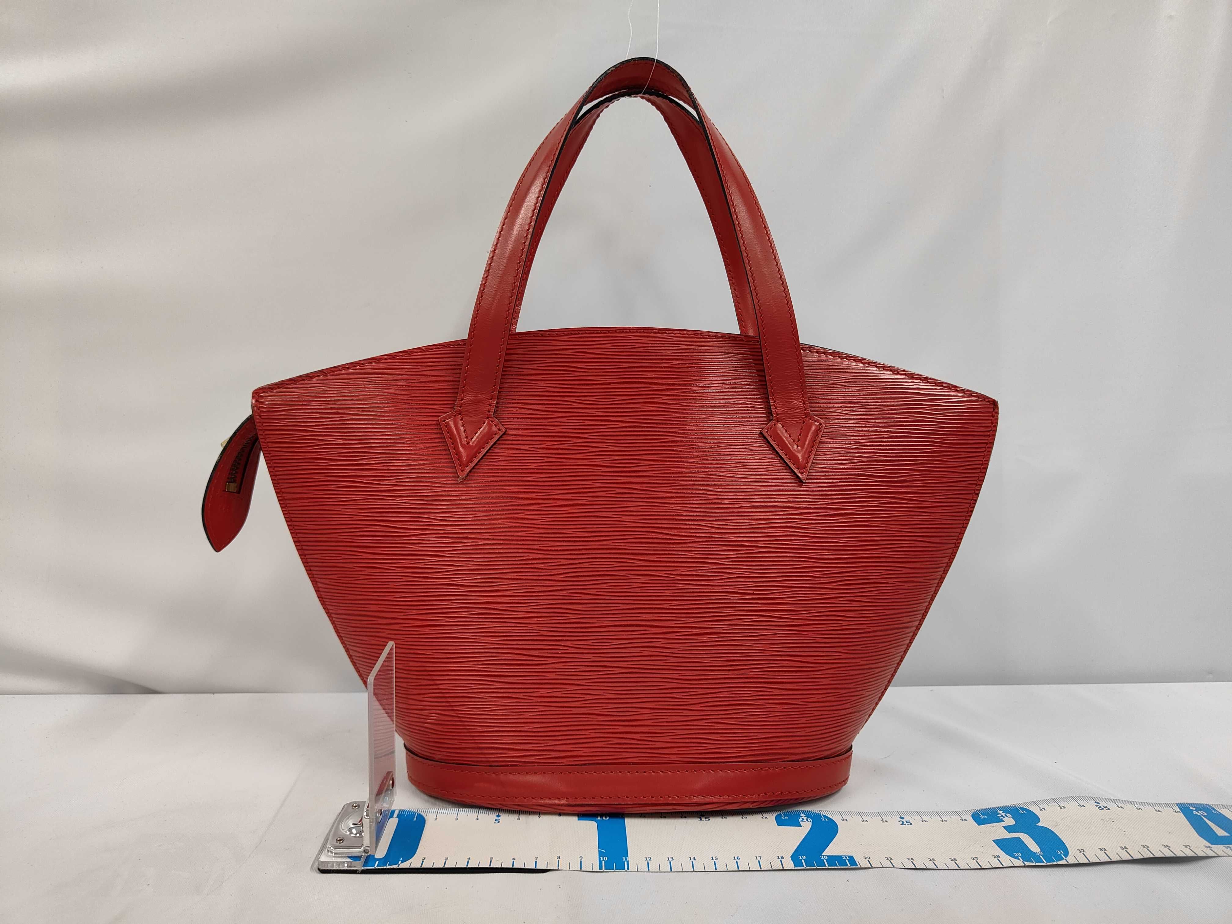 Epi Saint Jacques M52277 VI0933 Red Shoulder Bag — view 2