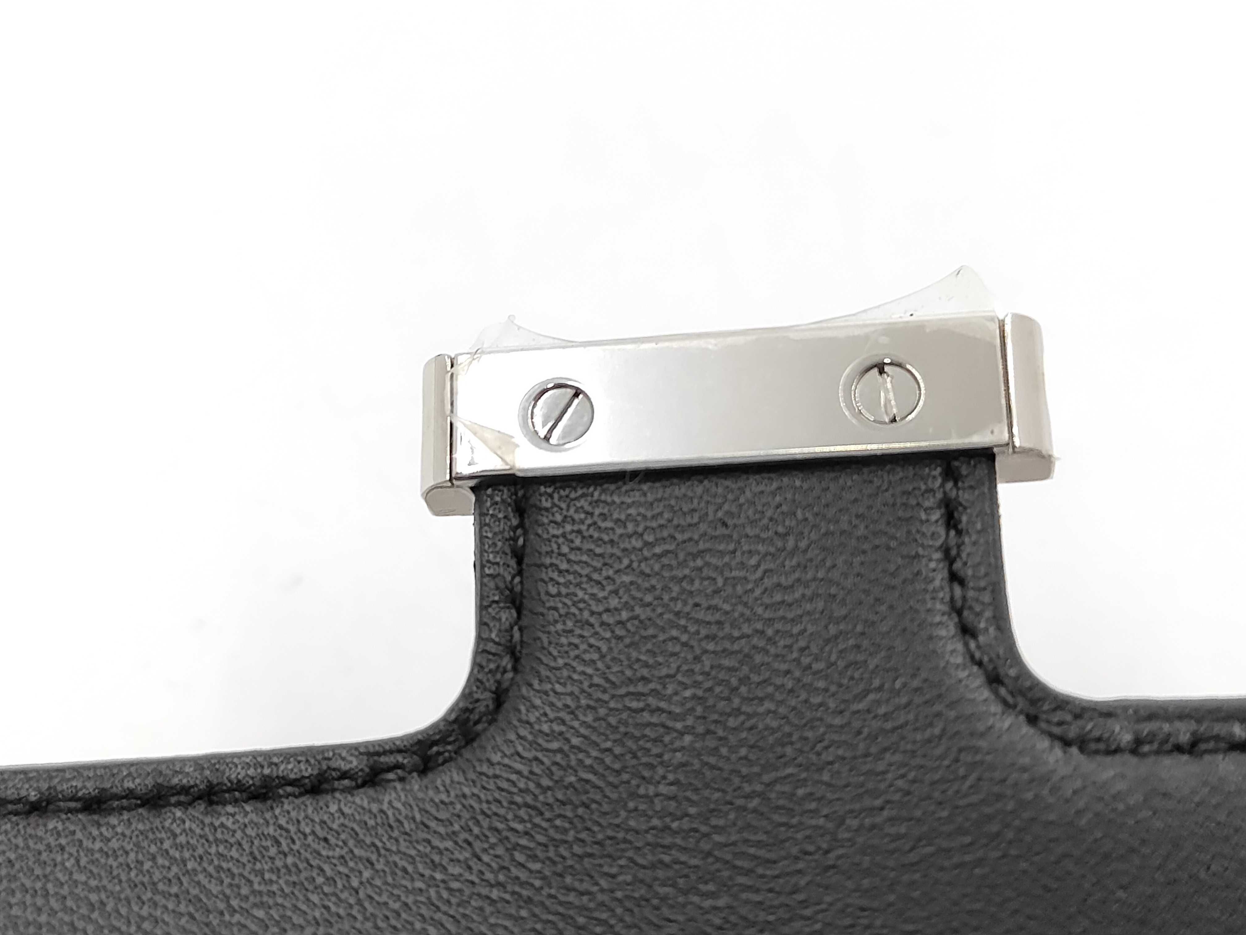 Constance To Go Epsom Black Silver Hardware K Stamp Shoulder Bag — view 7