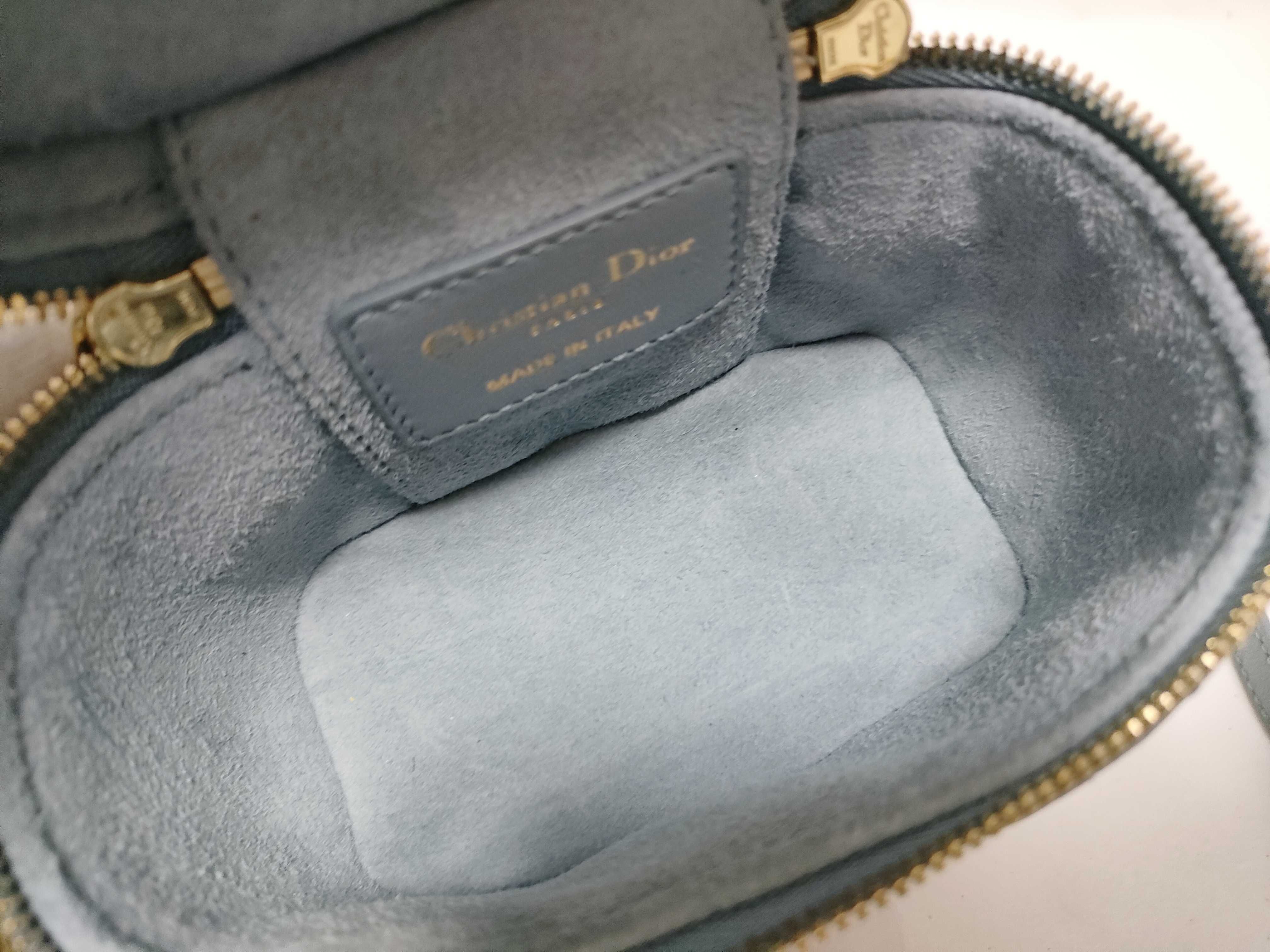 Lady Dior Cannage Lady Micro Leather Vanity Bag Shoulder Bag 2-Way Vanity Bag — view 12