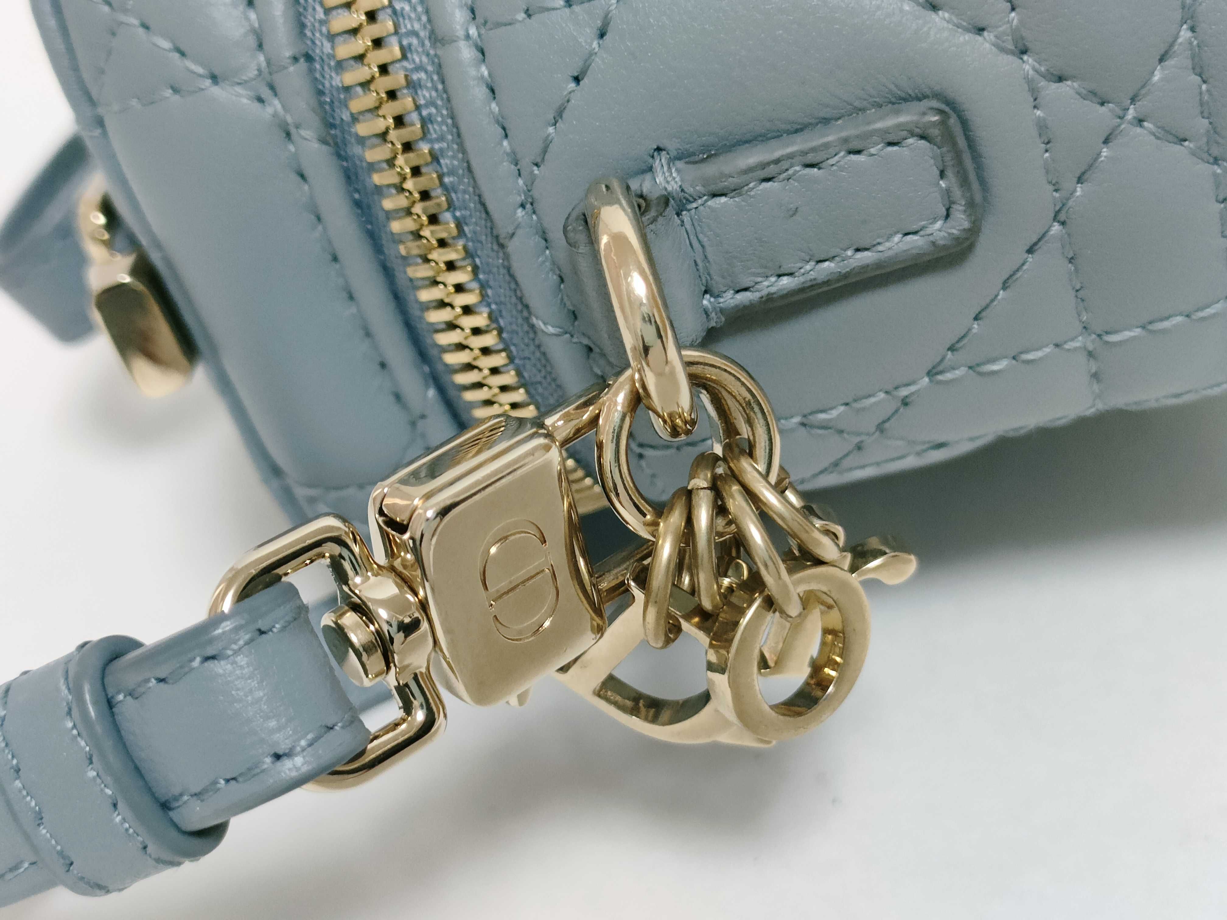 Lady Dior Cannage Lady Micro Leather Vanity Bag Shoulder Bag 2-Way Vanity Bag — view 14