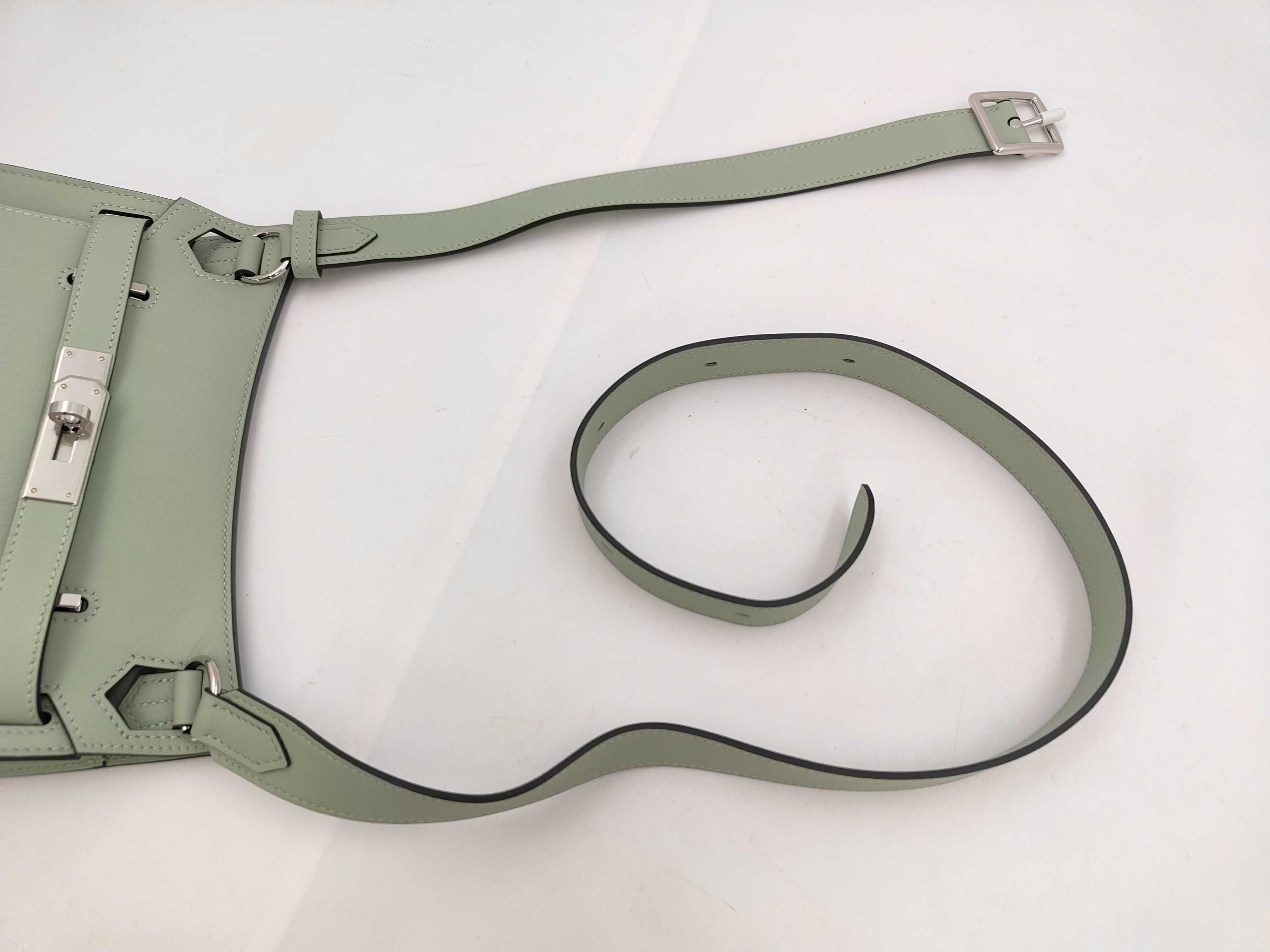 Jypsiere Mini Vert Dew Swift Silver Hardware G Stamp Shoulder Bag — view 5